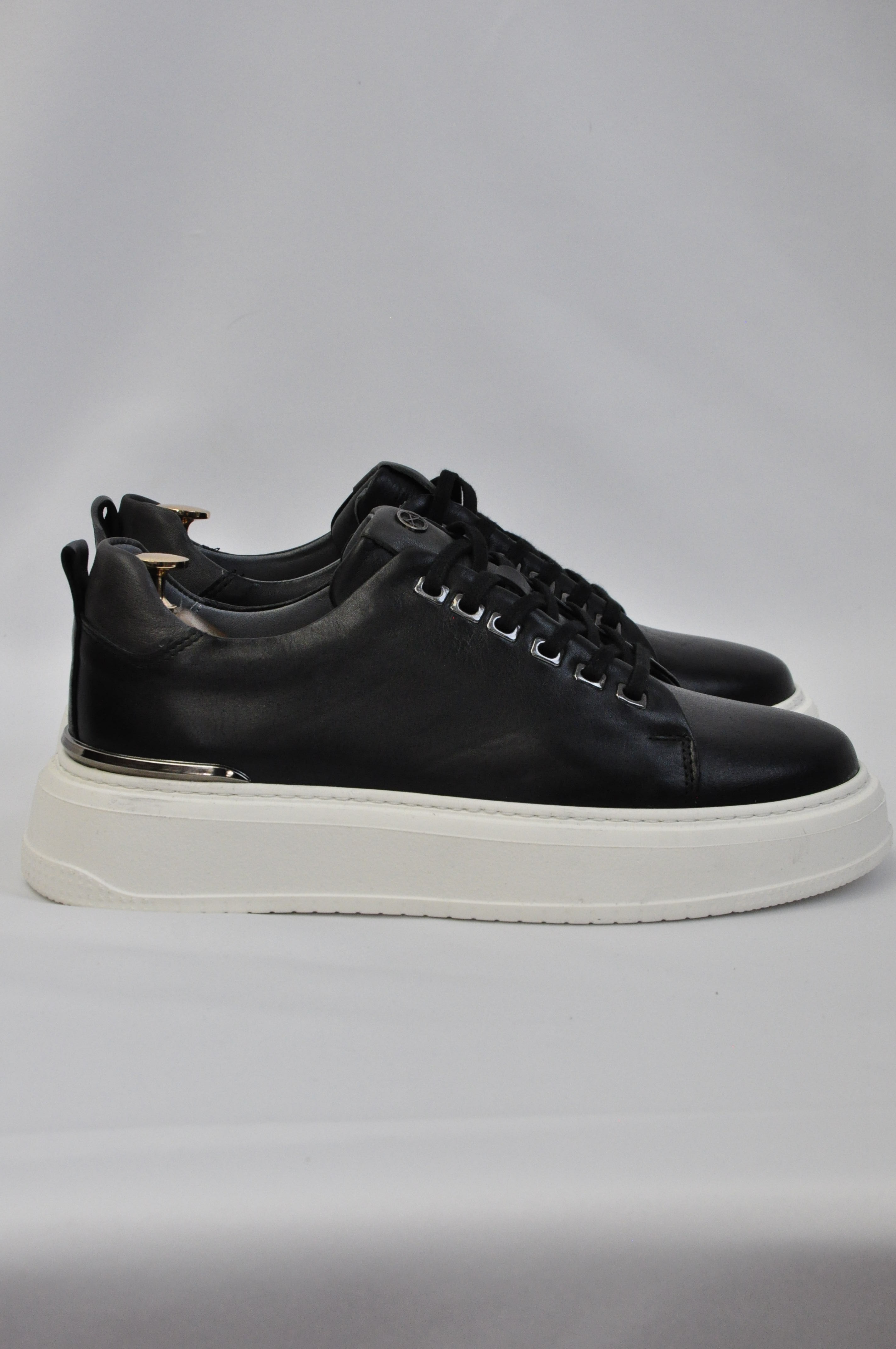Moliere Model Hakiki Natural Deri Demir Detaylı Sneaker Ayakkabı