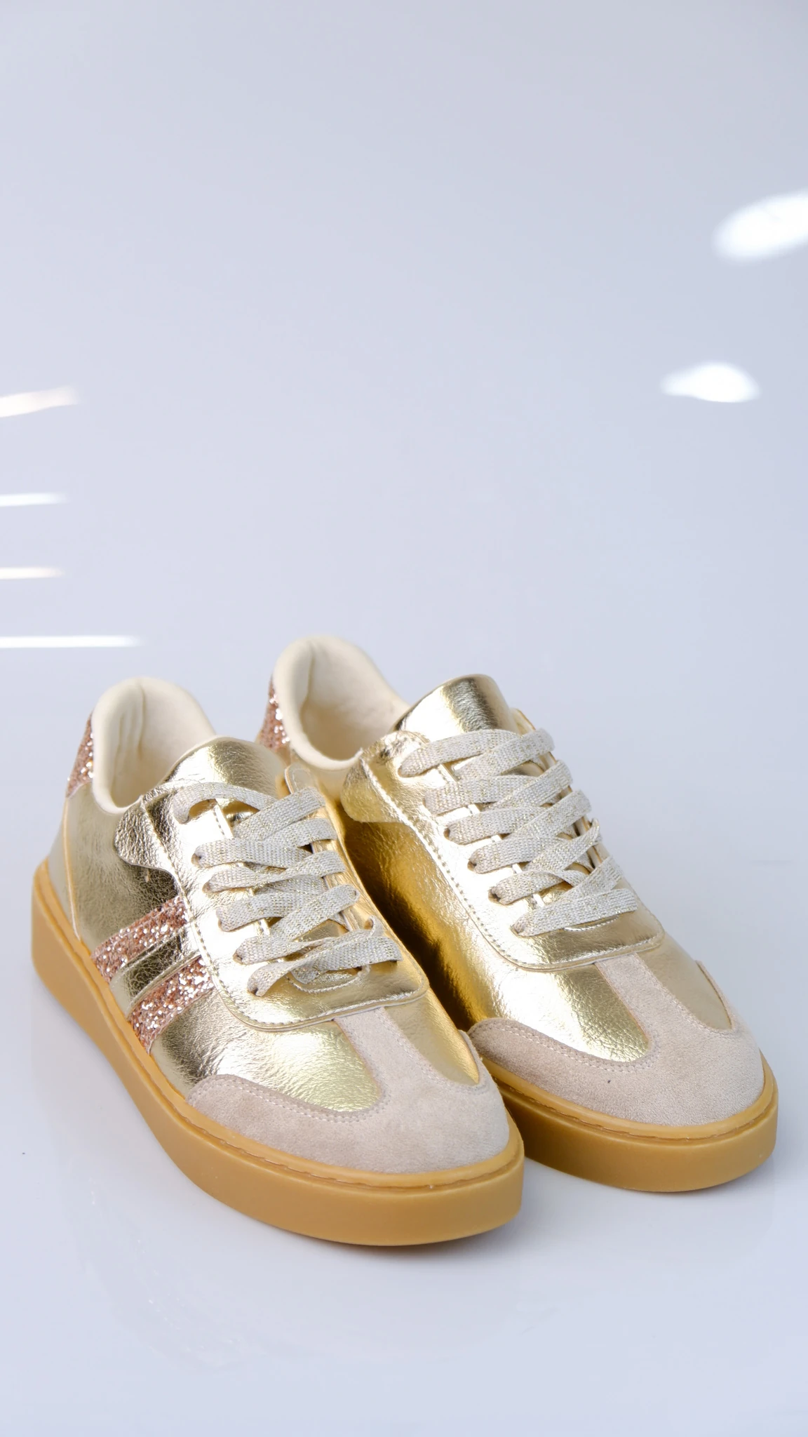 Urban Model Kadın Günlük Sneaker Ayakkabı - Gold