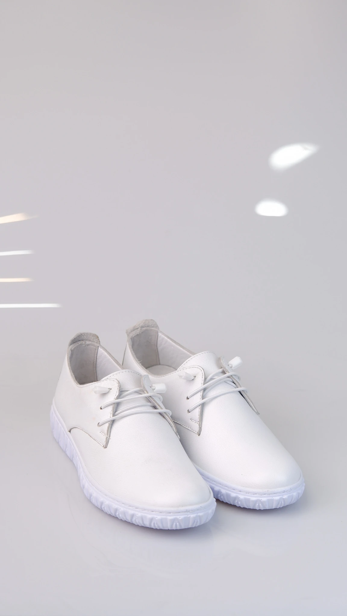 Ivory Model Hakiki Deri Kadın Loafer Ayakkabı