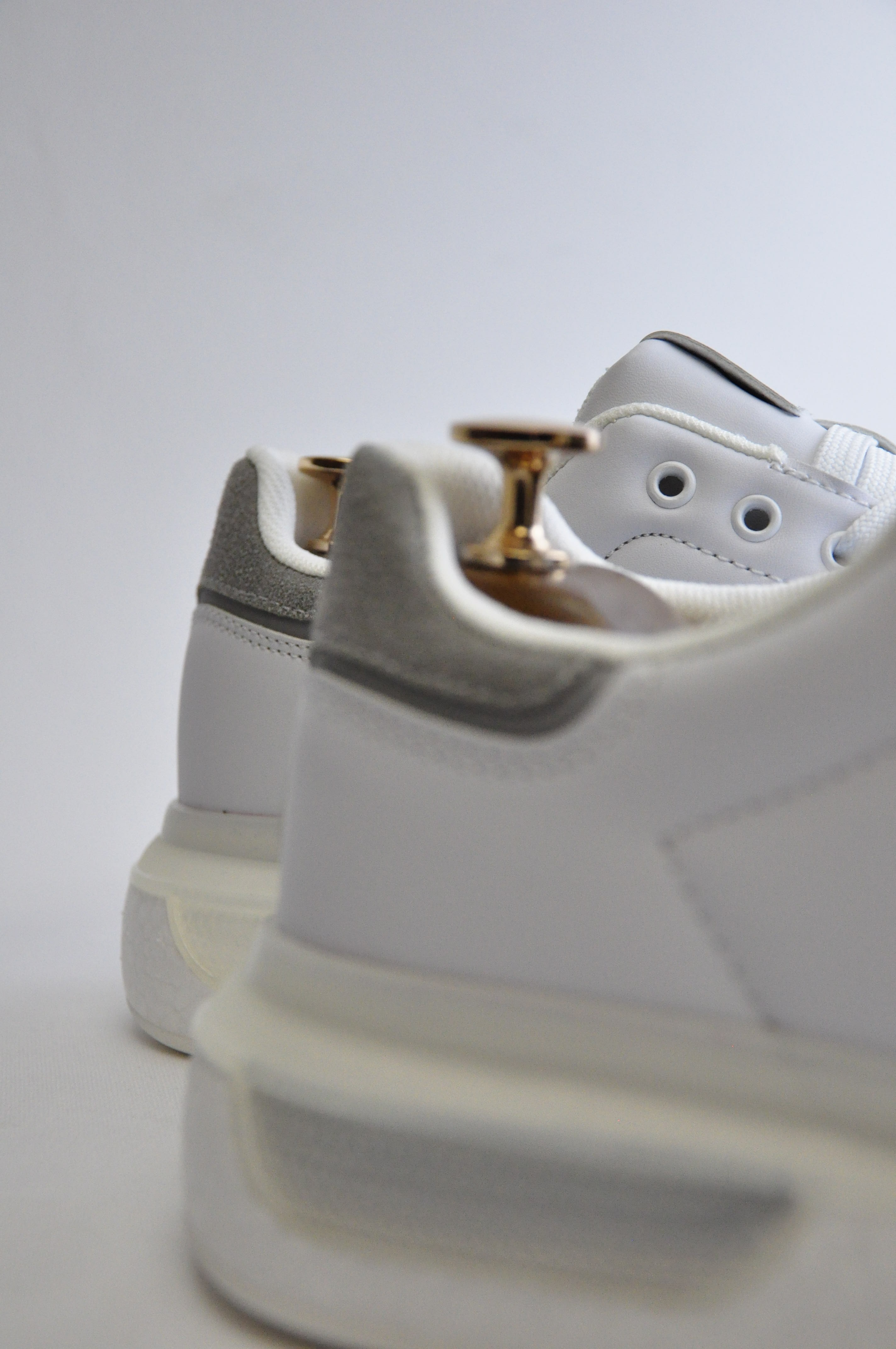 Pekin Model Hakiki Natural Deri Sneaker Ayakkabı - Beyaz