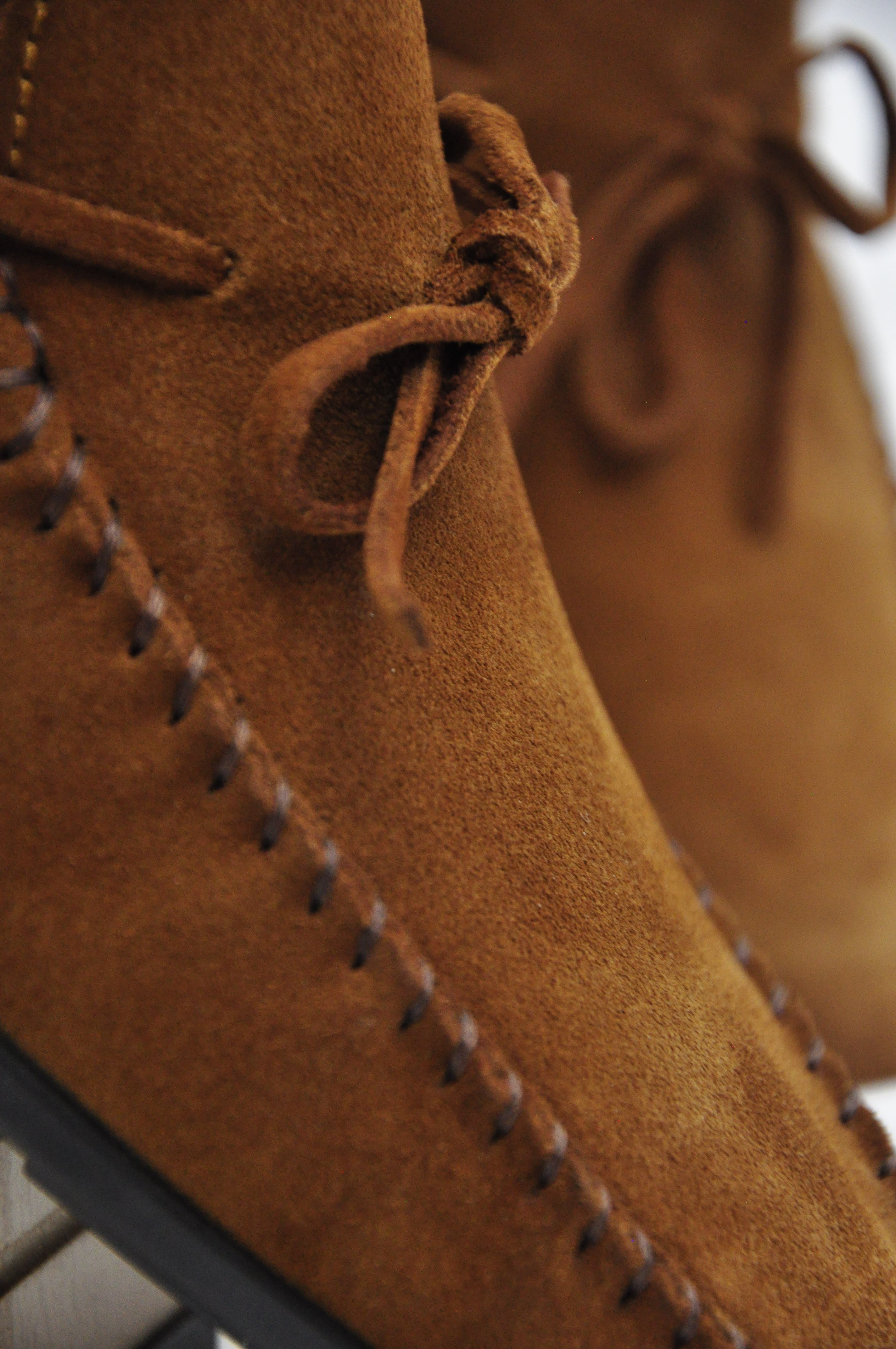 Roc Model Hakiki Natural Süet Deri Loafer Ayakkabı - TABA