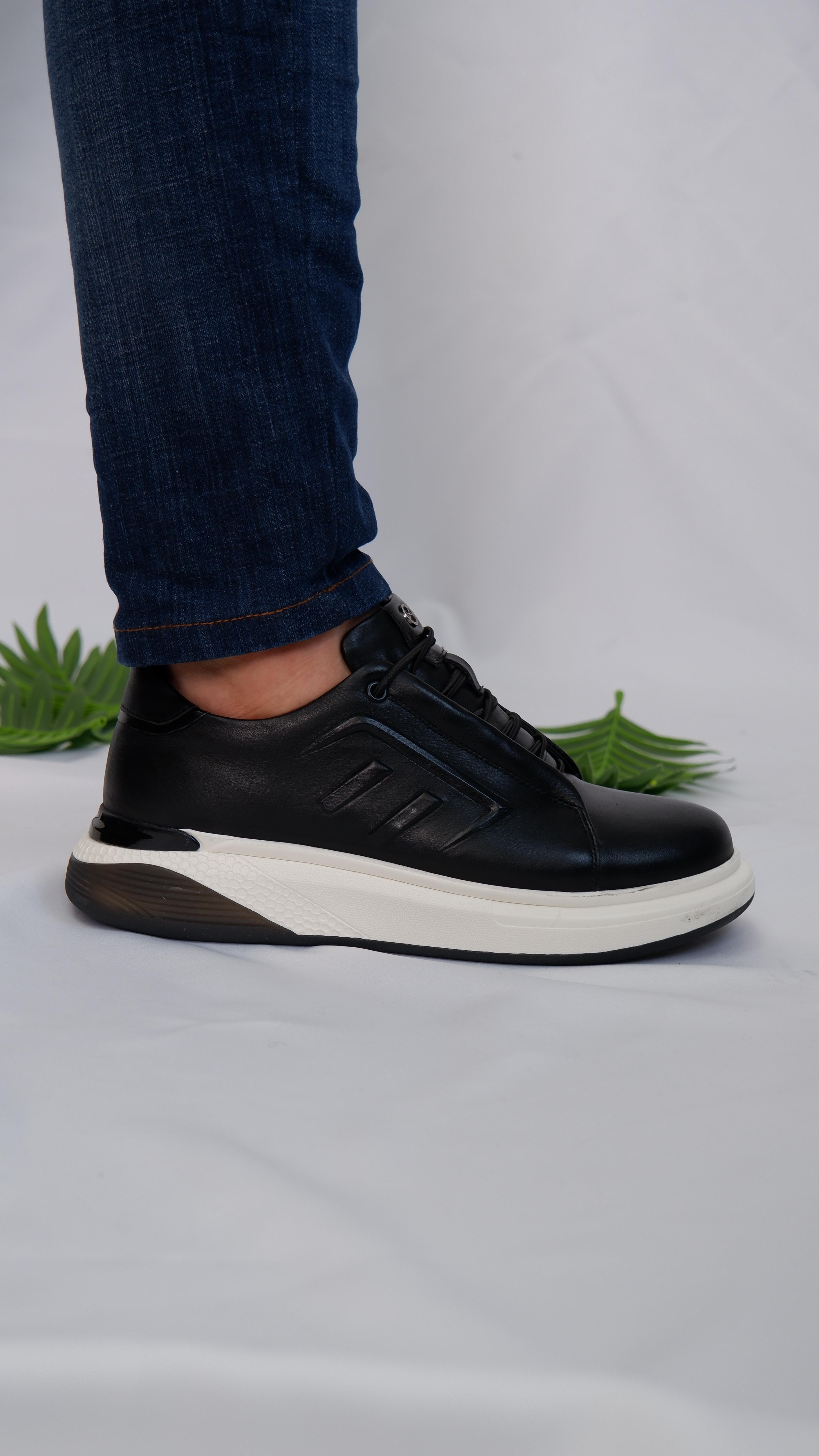 Claw Model Hakiki Natural Deri Köpük Comfort Taban Sneaker Ayakkabı