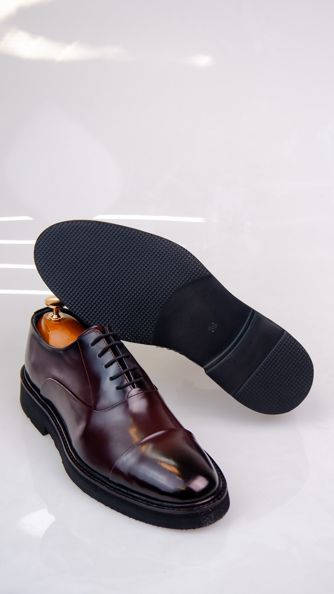 Victory Model Orijinal Deri Loafer Ayakkabı - bordo