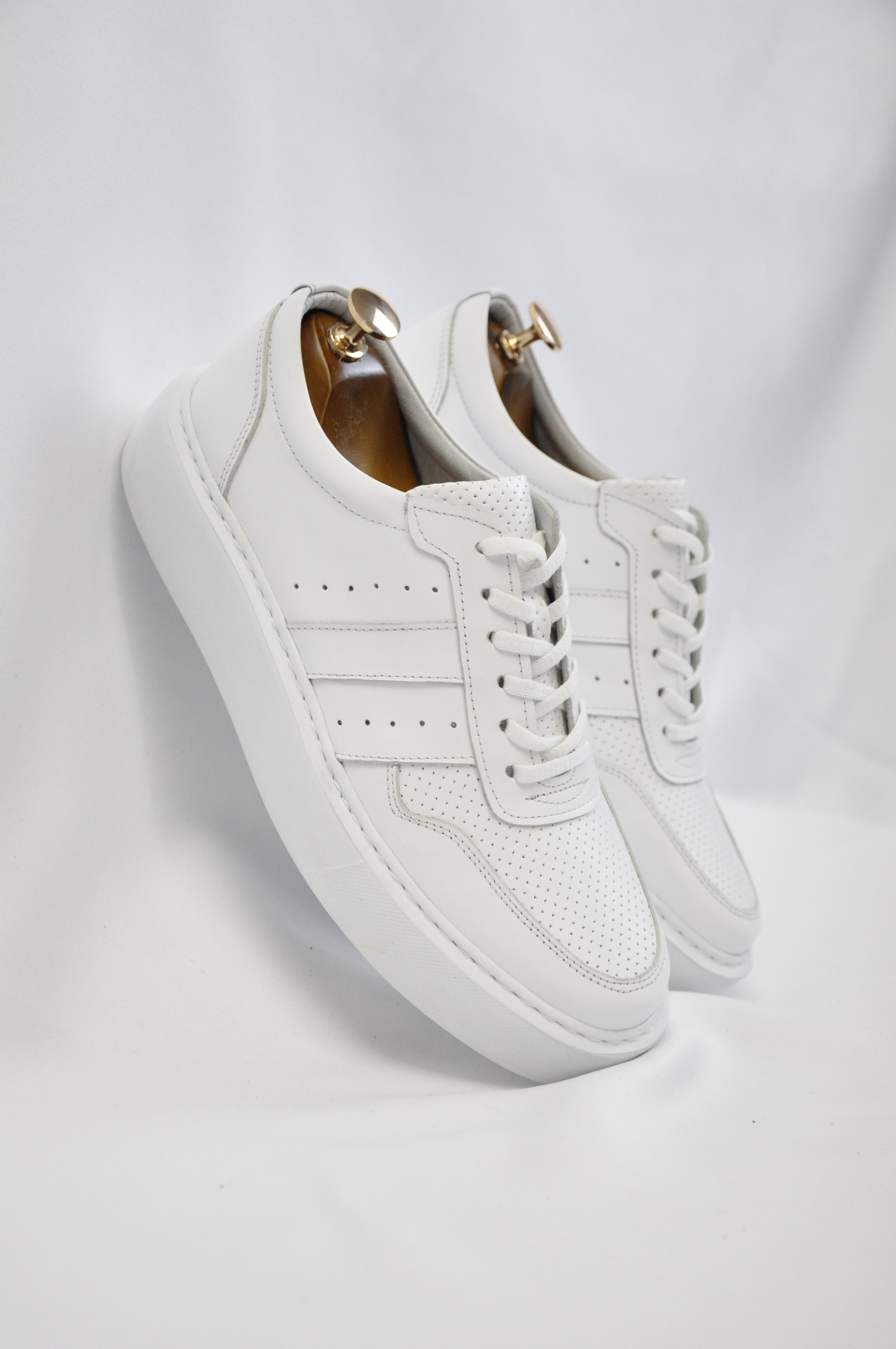 Viper Model Hakiki Natural Deri Sneaker Ayakkabı - Beyaz
