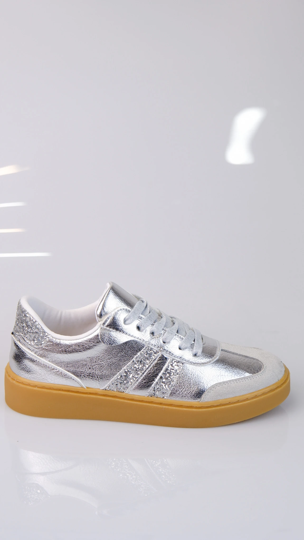 Urban Model Kadın Günlük Sneaker Ayakkabı - Gümüş