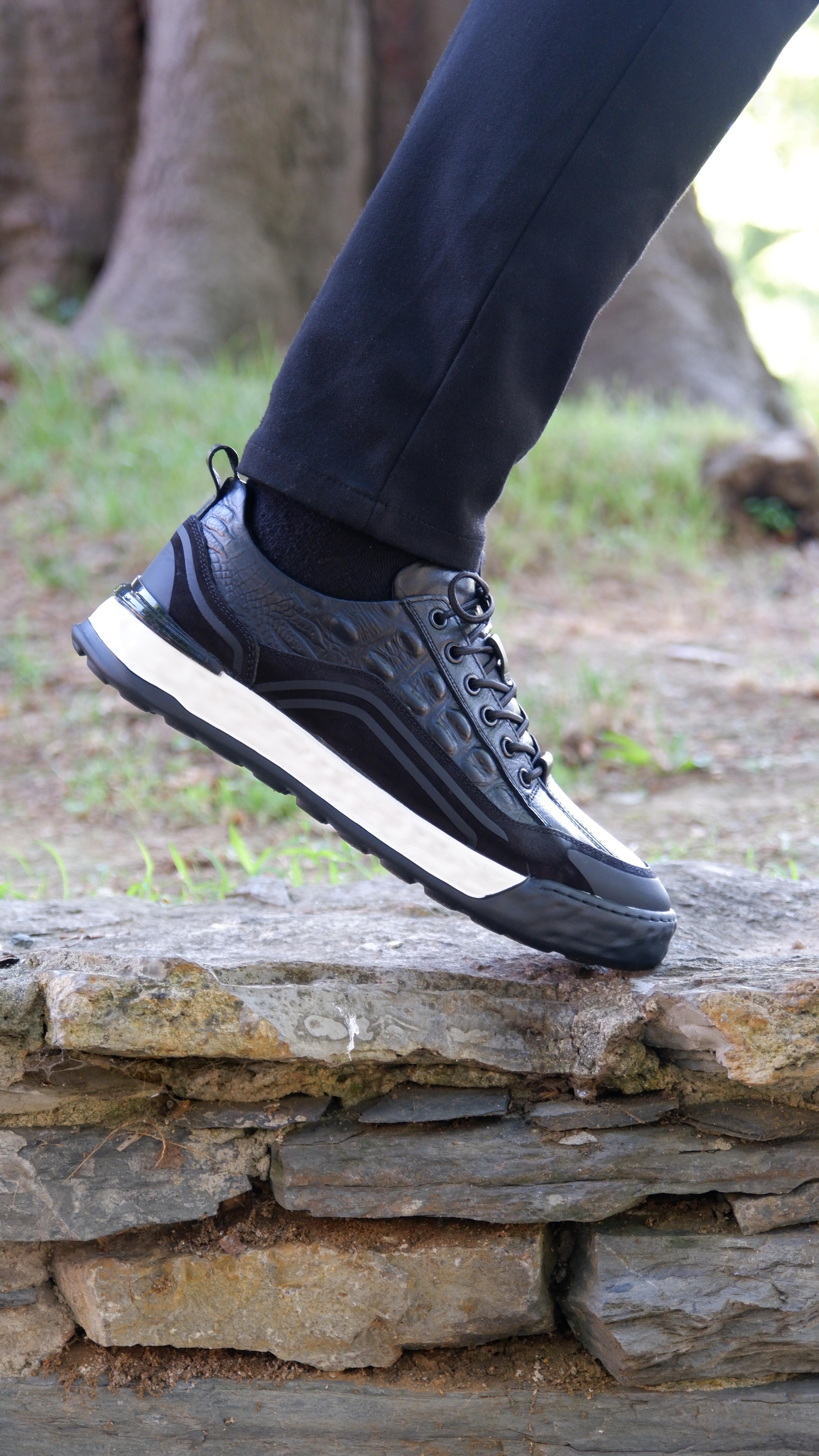 Fow Model Hakiki Natural Deri İthal Taban Sneaker. Ayakkabı