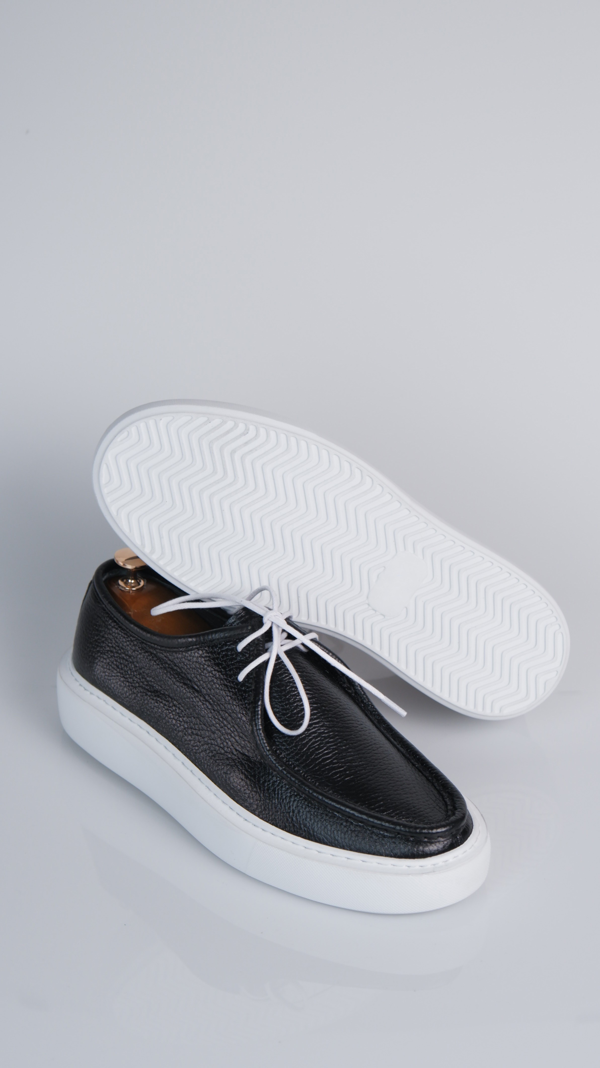 Leo Model Hakiki Natural Floater Deri Loafer Ayakkabı - Siyah