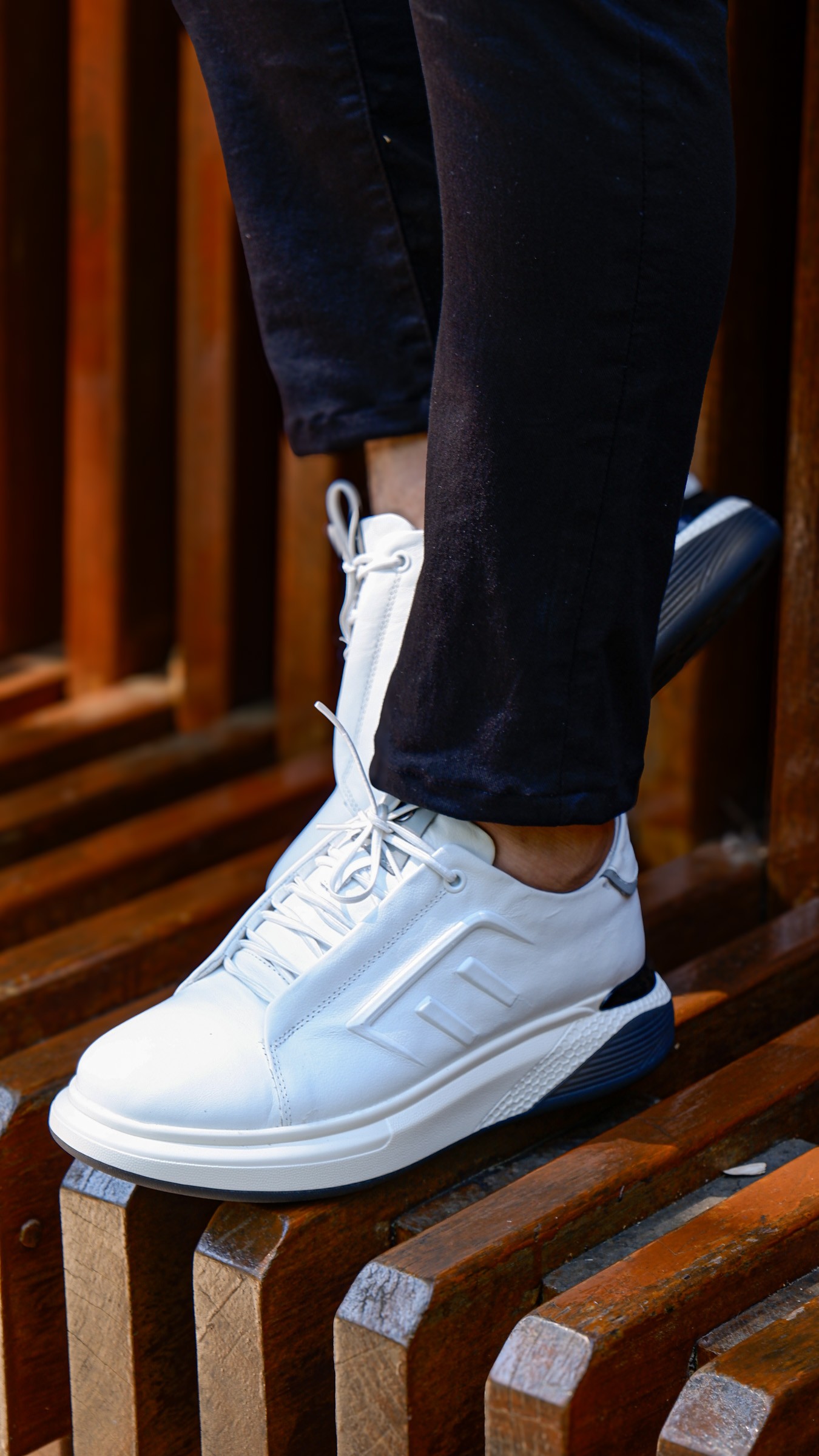 Claw Model Hakiki Natural Deri Köpük Comfort Taban Sneaker Ayakkabı - Grii