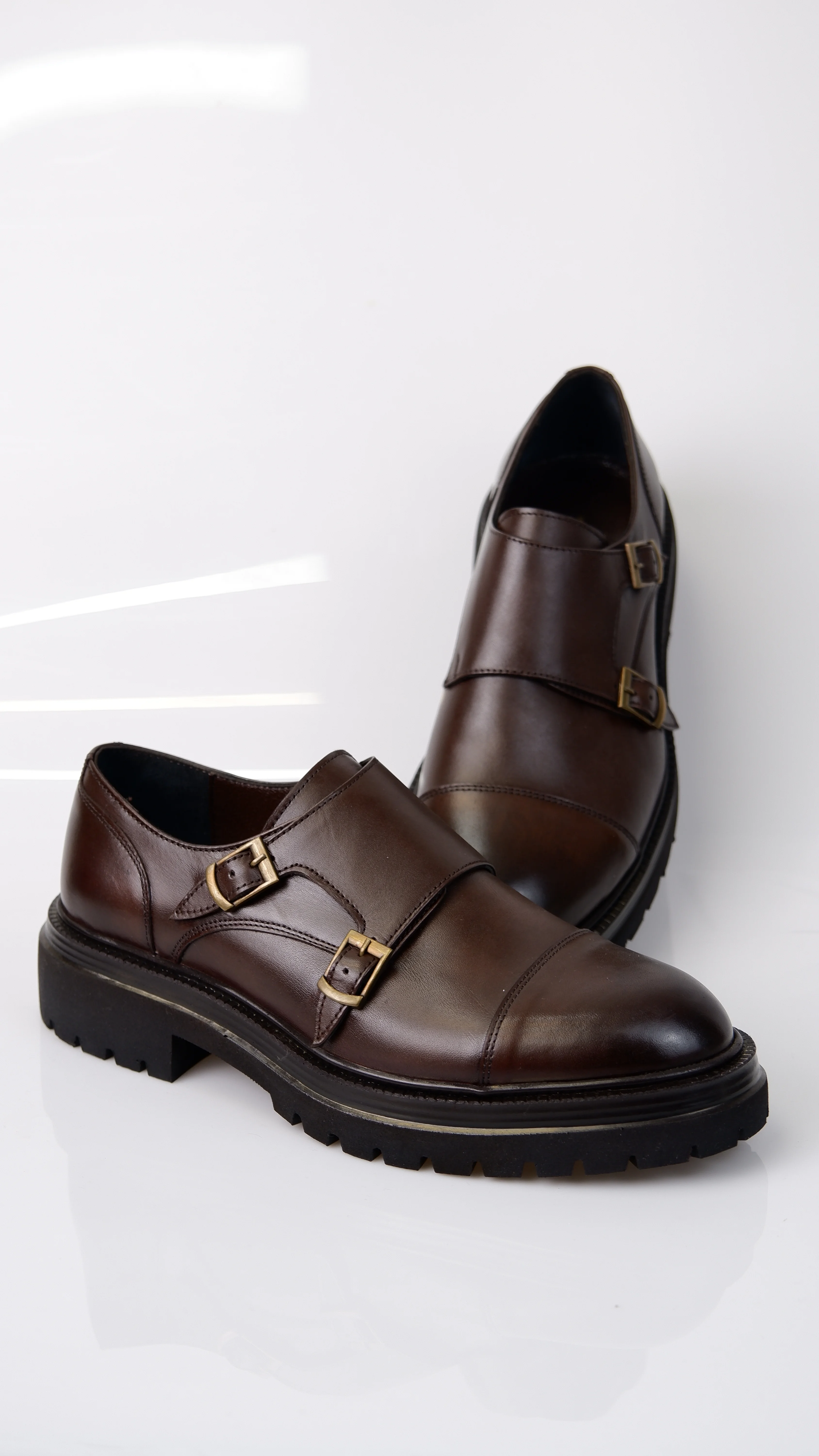 Sentinel Model Hakiki Natural Deri Casual Ayakkabı - Kahverengi