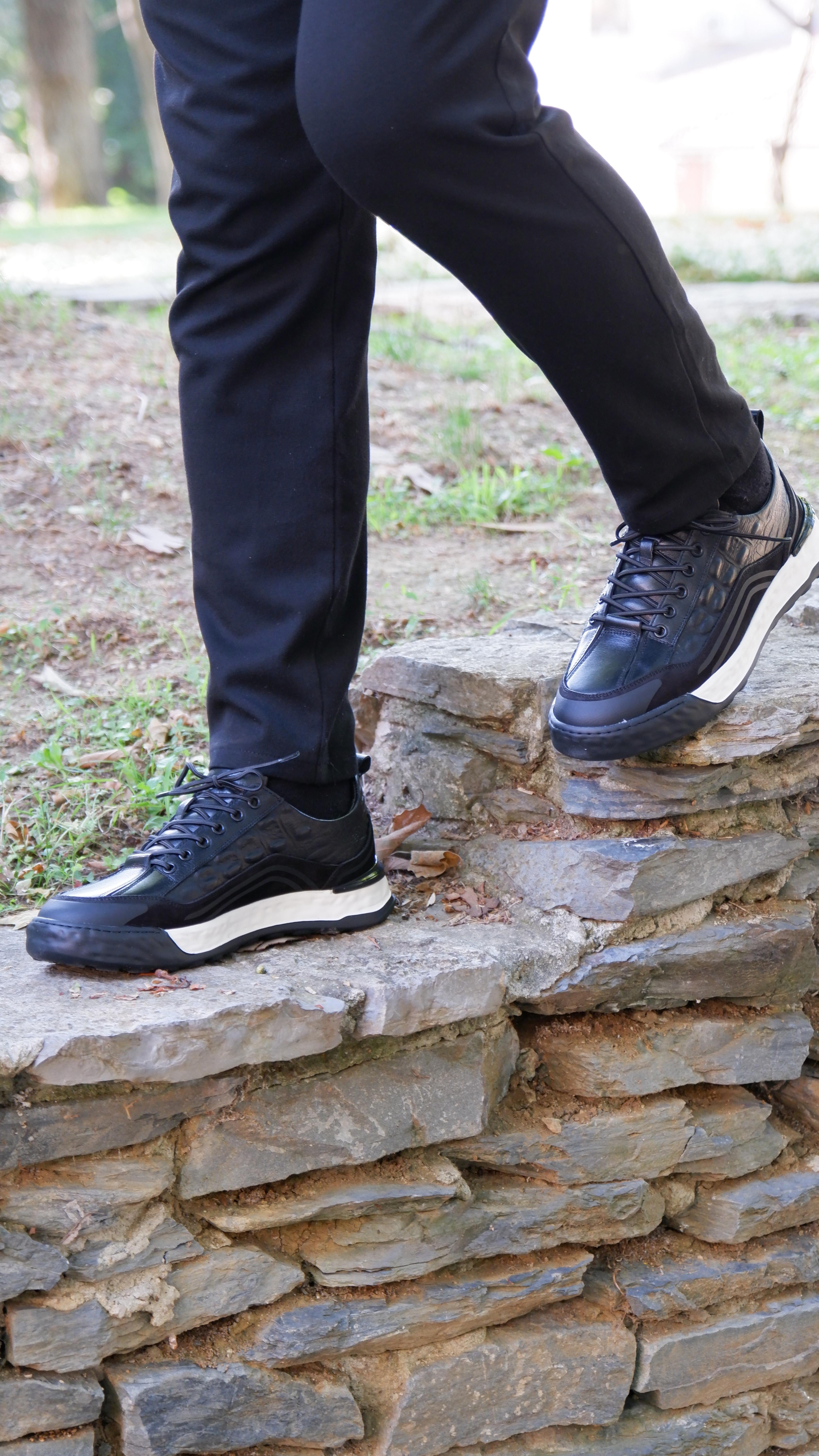 Fow Model Hakiki Natural Deri İthal Taban Sneaker. Ayakkabı