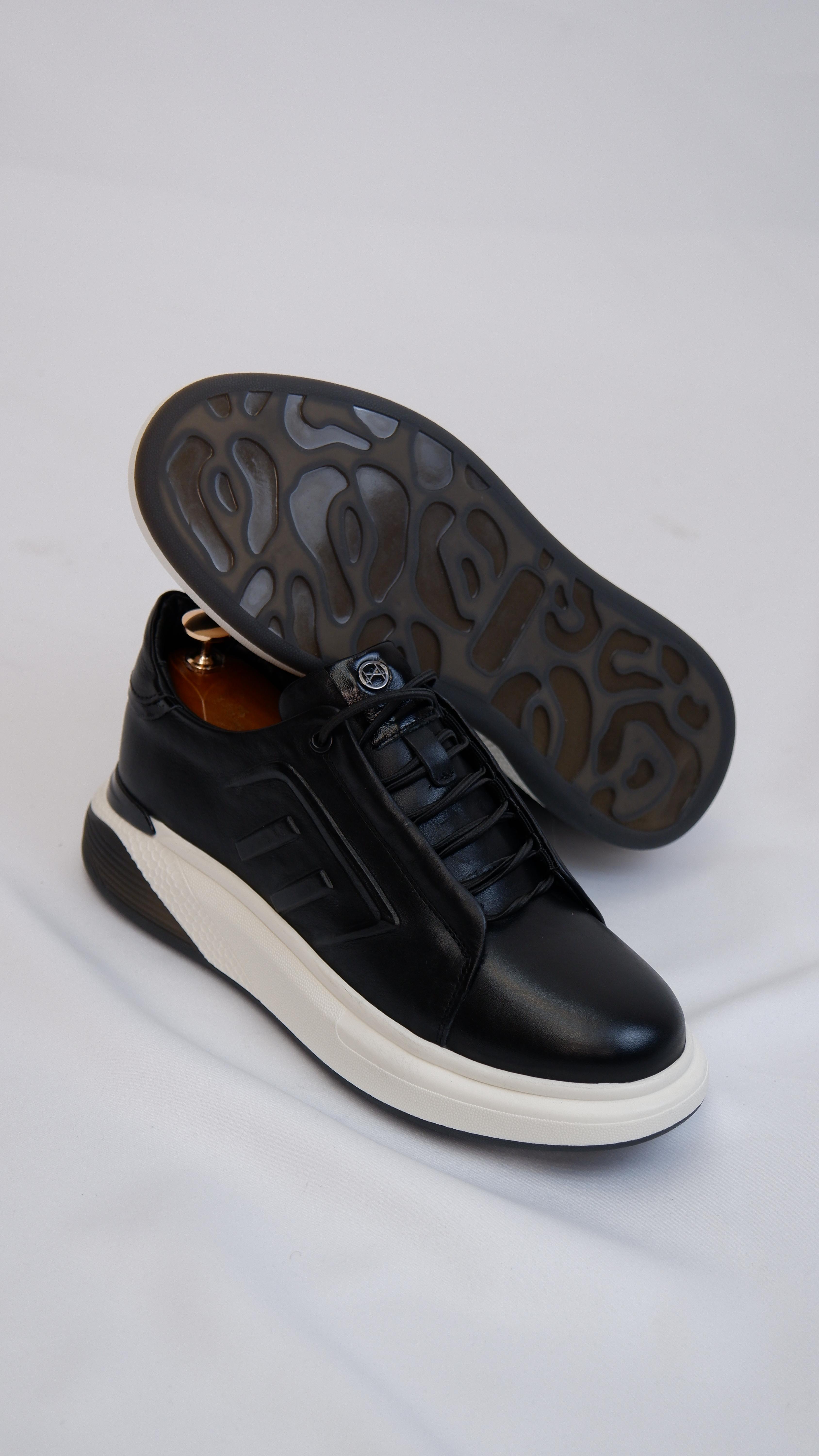 Claw Model Hakiki Natural Deri Köpük Comfort Taban Sneaker Ayakkabı