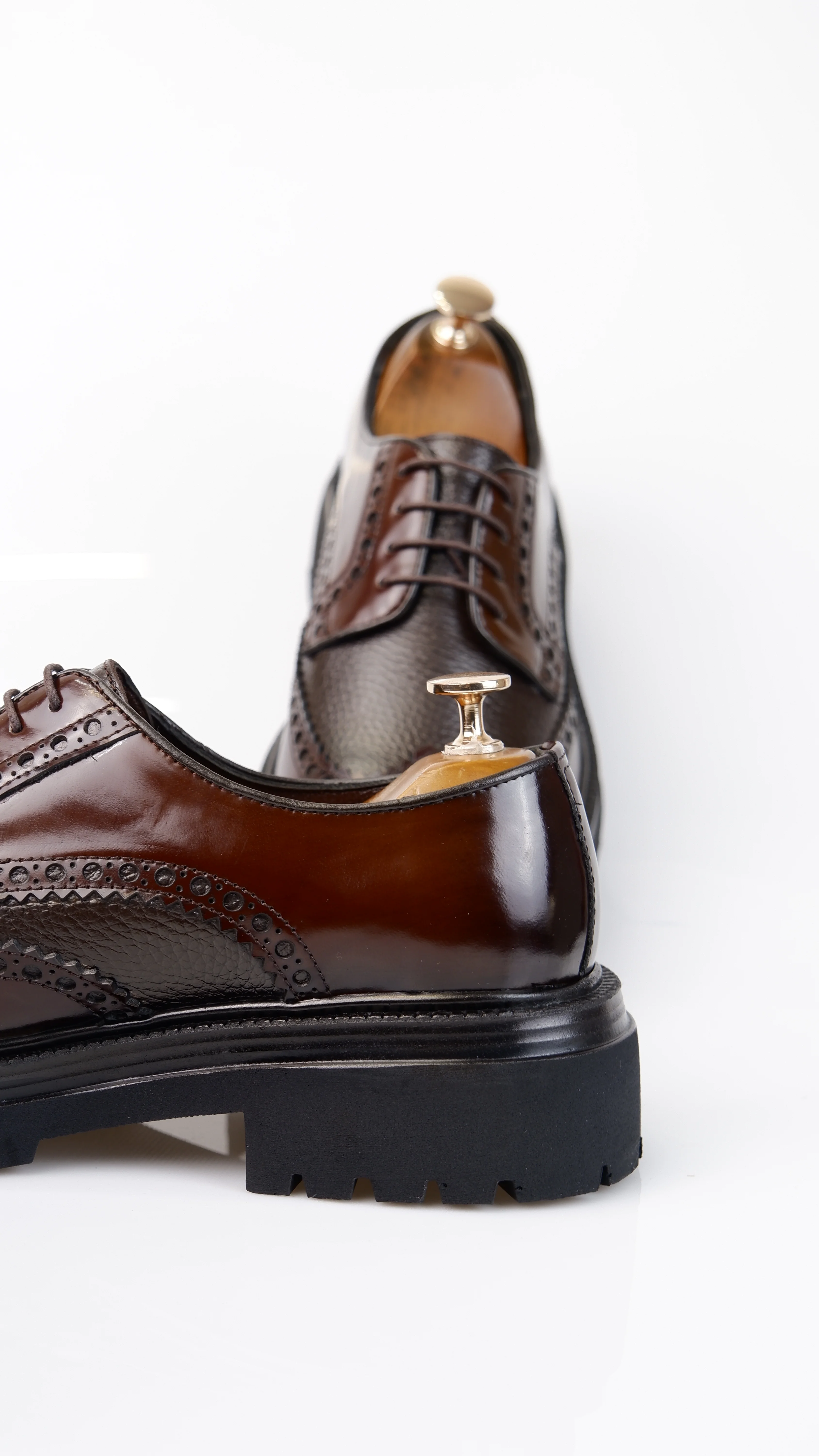 Royalton Model Hakiki Açma Kombinasyon Deri Casual Ayakkabı