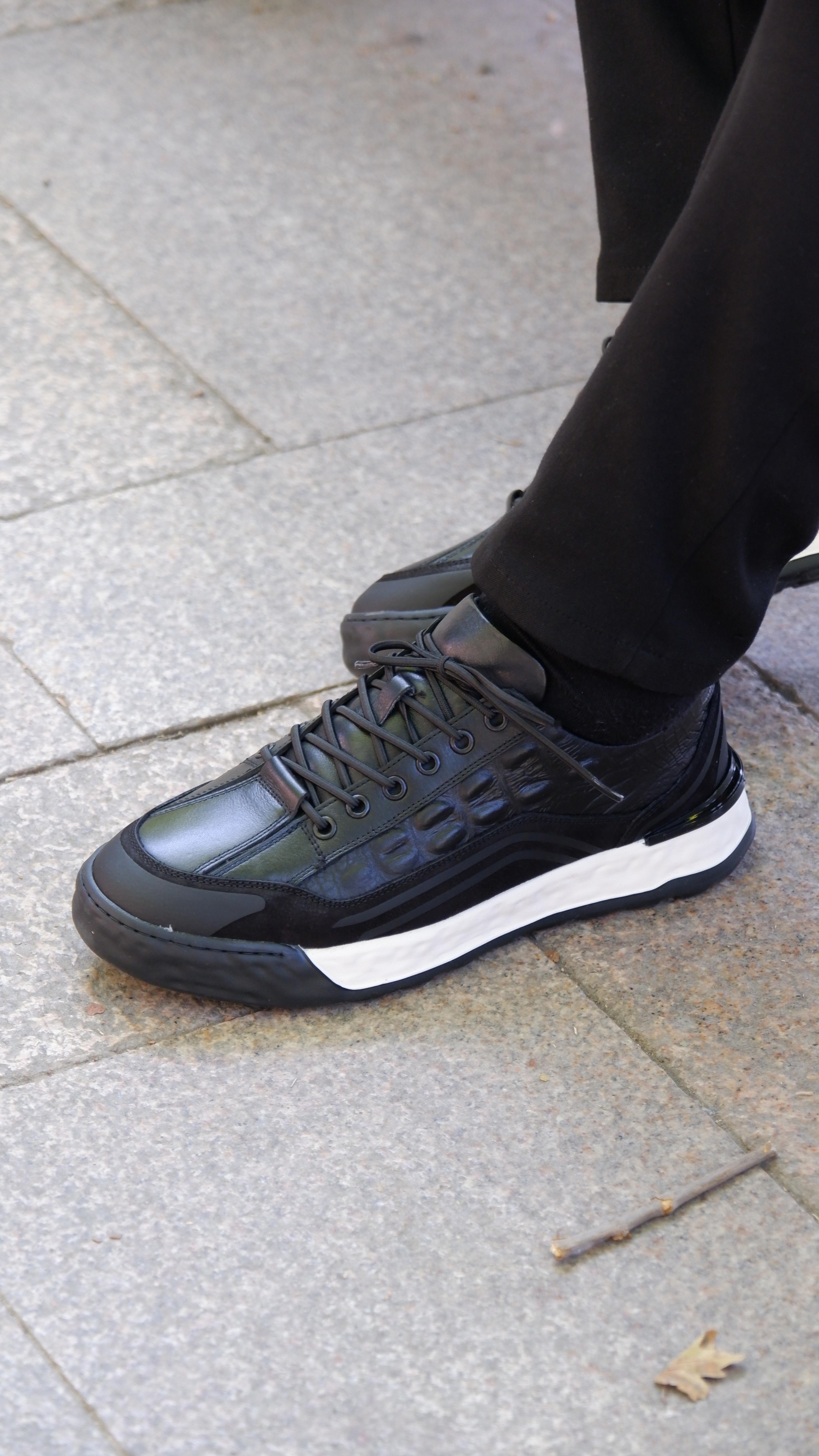 Fow Model Hakiki Natural Deri İthal Taban Sneaker. Ayakkabı