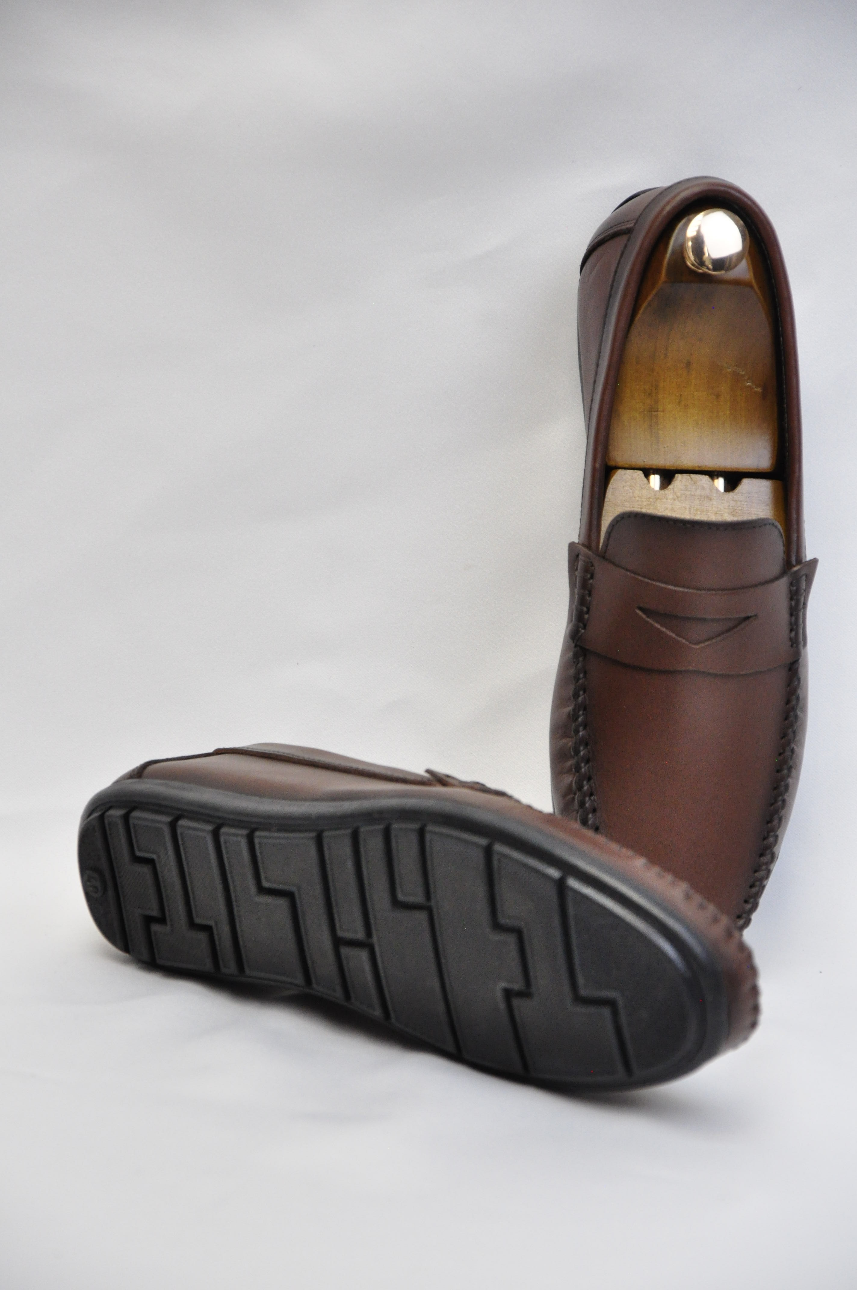 Roc Model Hakiki Natural Deri Loafer Ayakkabı - Kahverengi