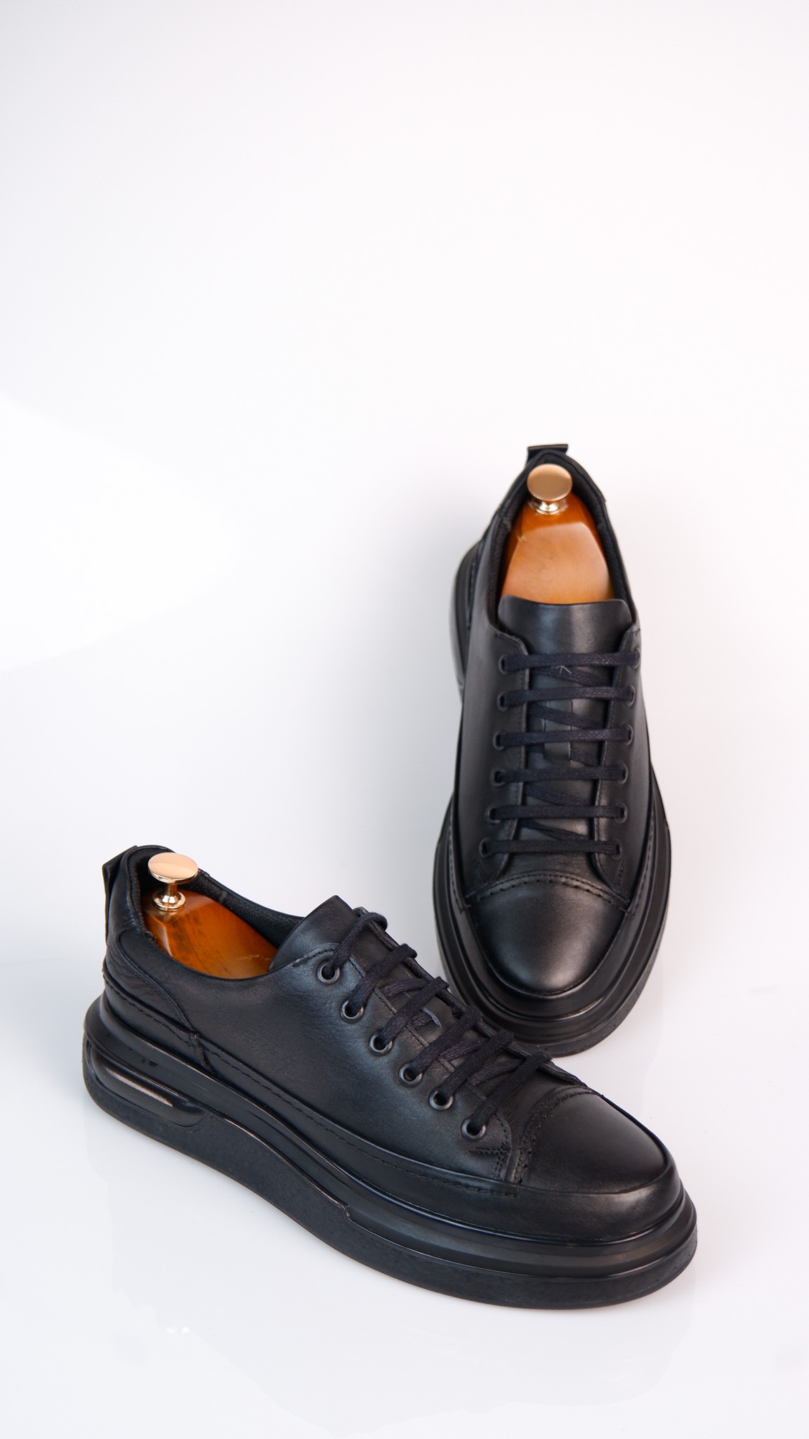Pekin Model Hakiki Natural Deri Sneaker Ayakkabı