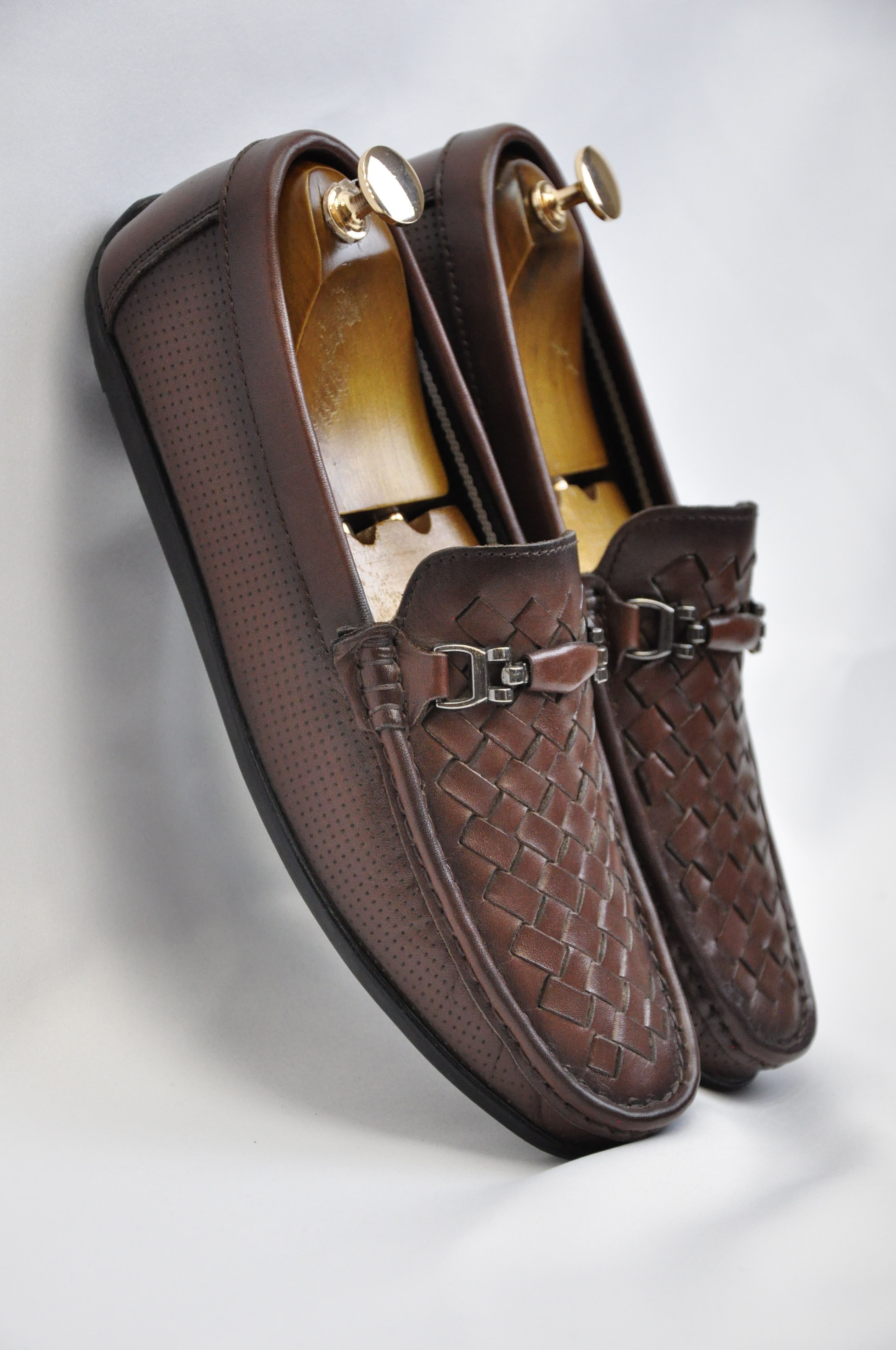 Roc Model Kroko Desenli Hakiki Natural Deri Loafer Ayakkabı - Kahverengi