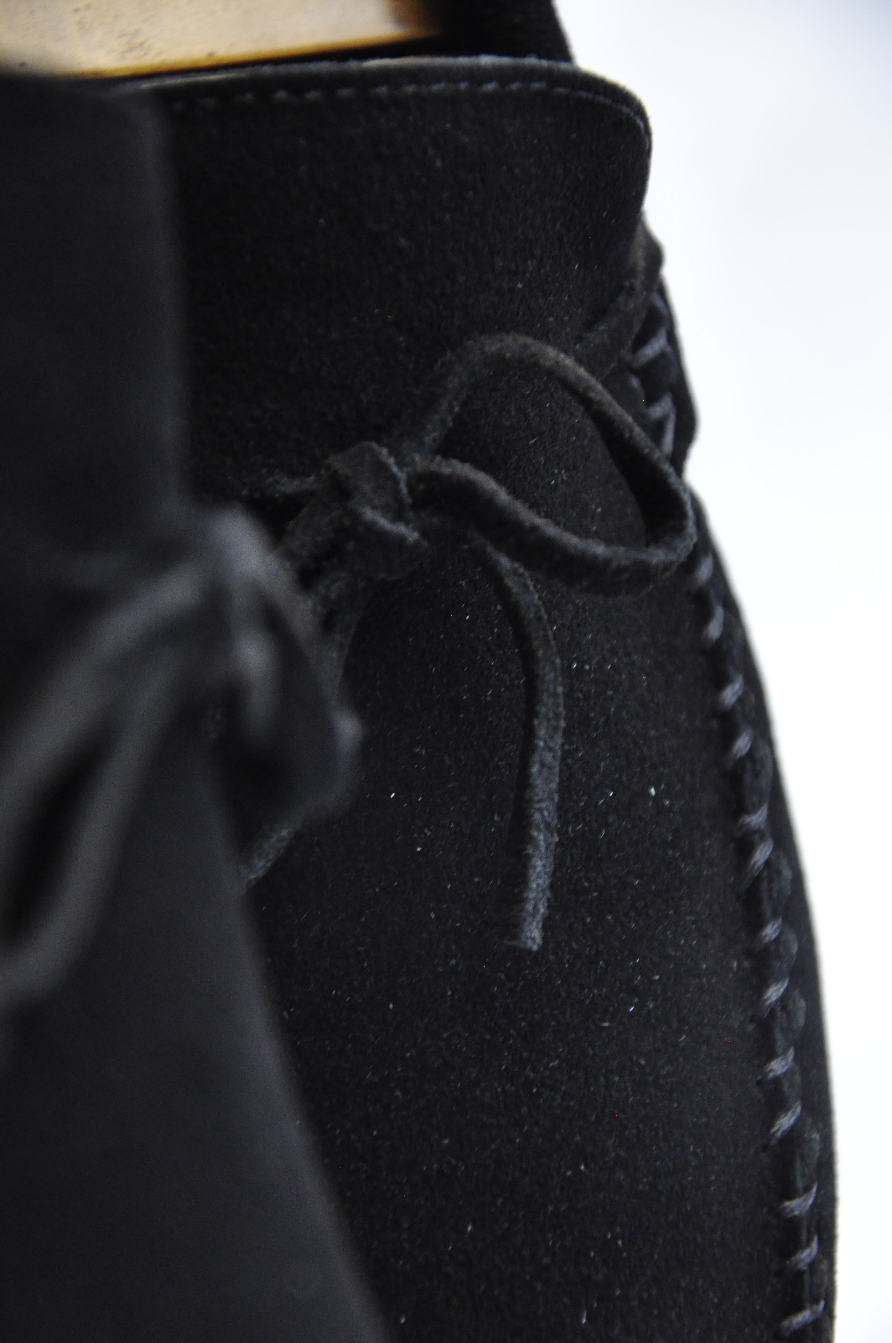 Roc Model Hakiki Natural Süet Deri Loafer Ayakkabı - Siyah