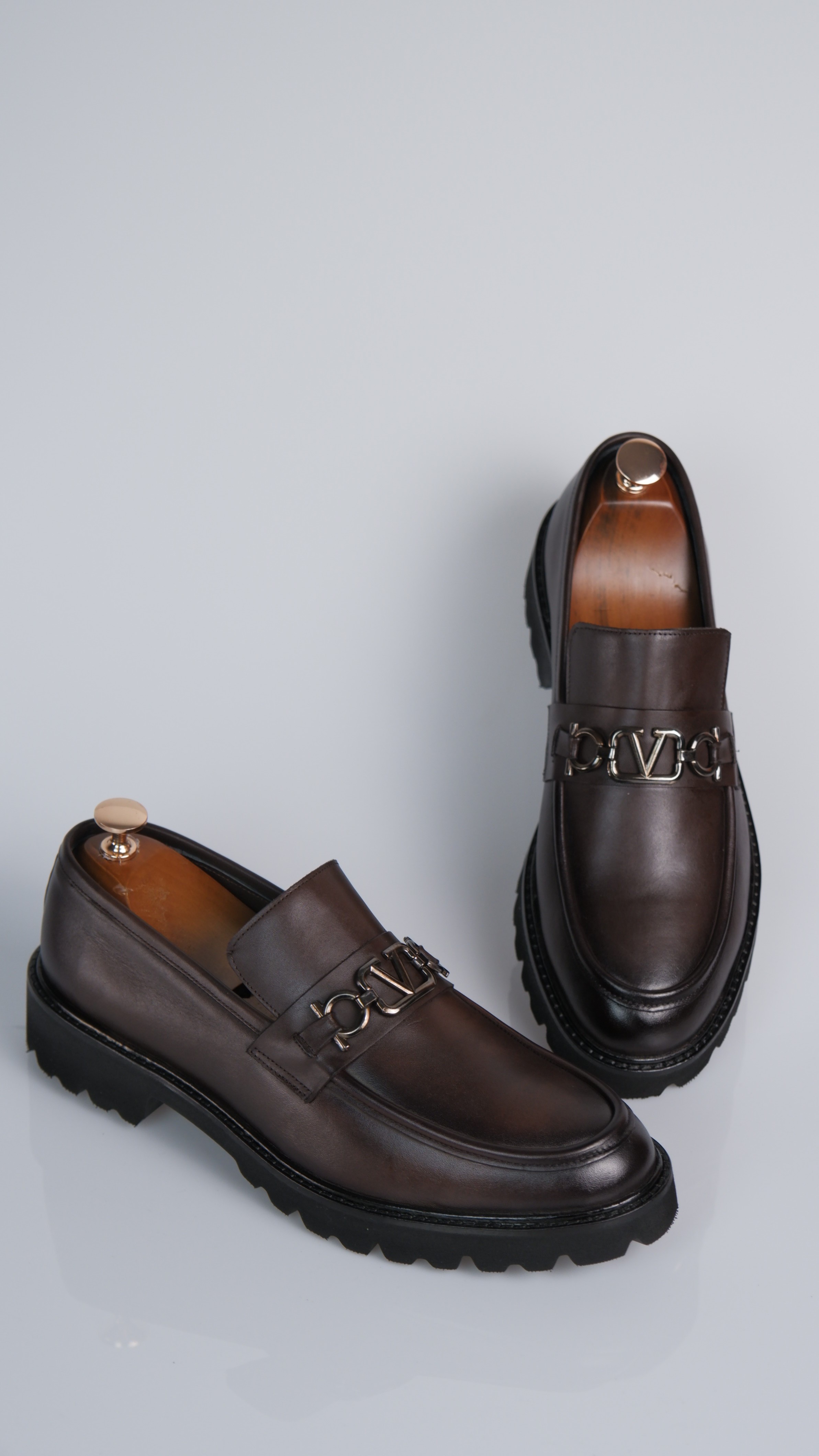 Vilens Model Hakiki Natural Deri Casual Ayakkabı - Kahverengi