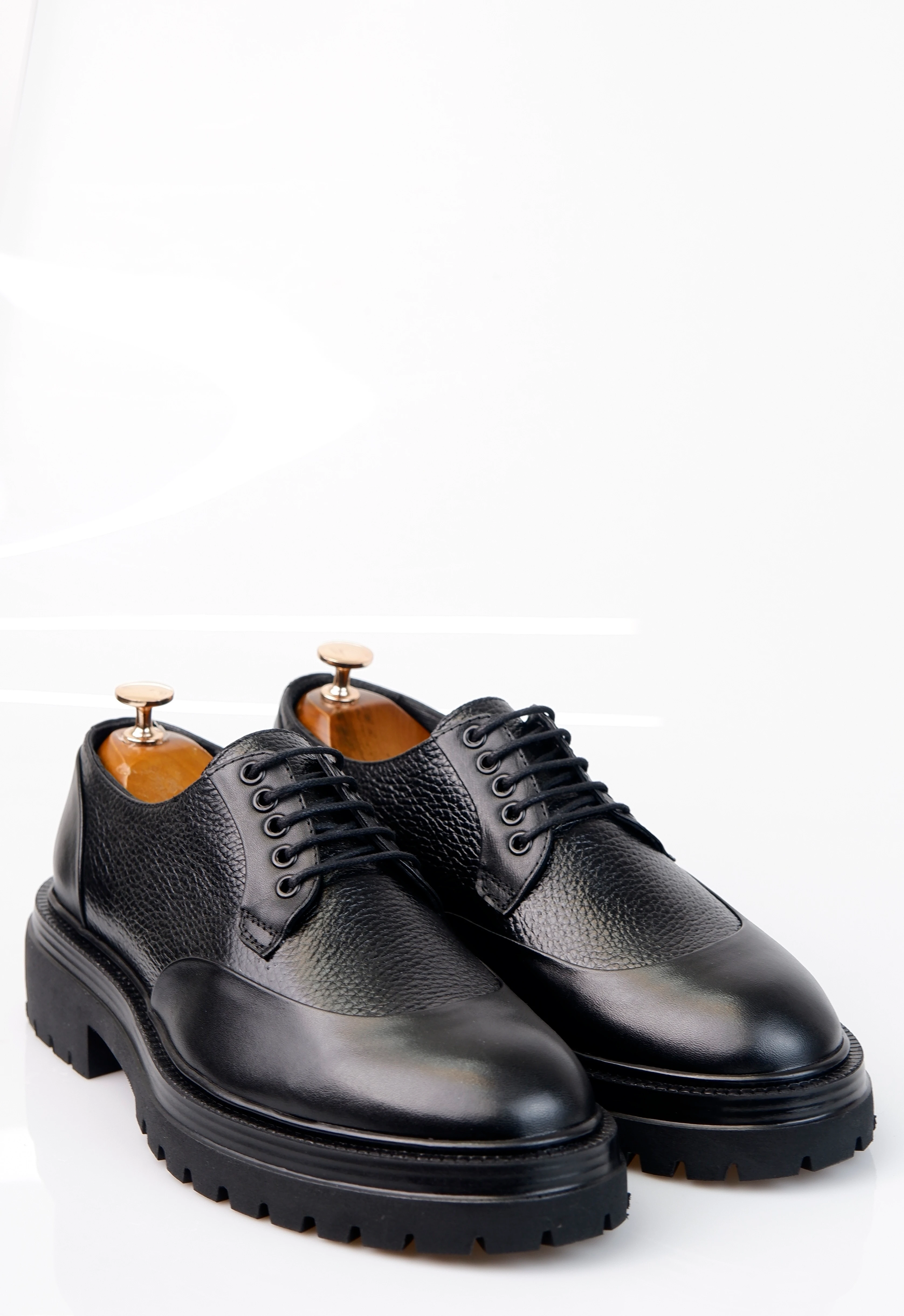 Titan Model Hakiki Floater Kombinasyon Deri Ayakkabı