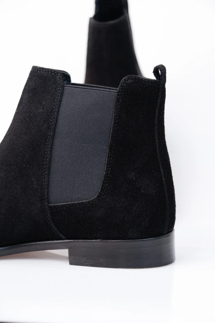 Chelsea Bot Hakiki Süet Deri Bot Ayakkabı