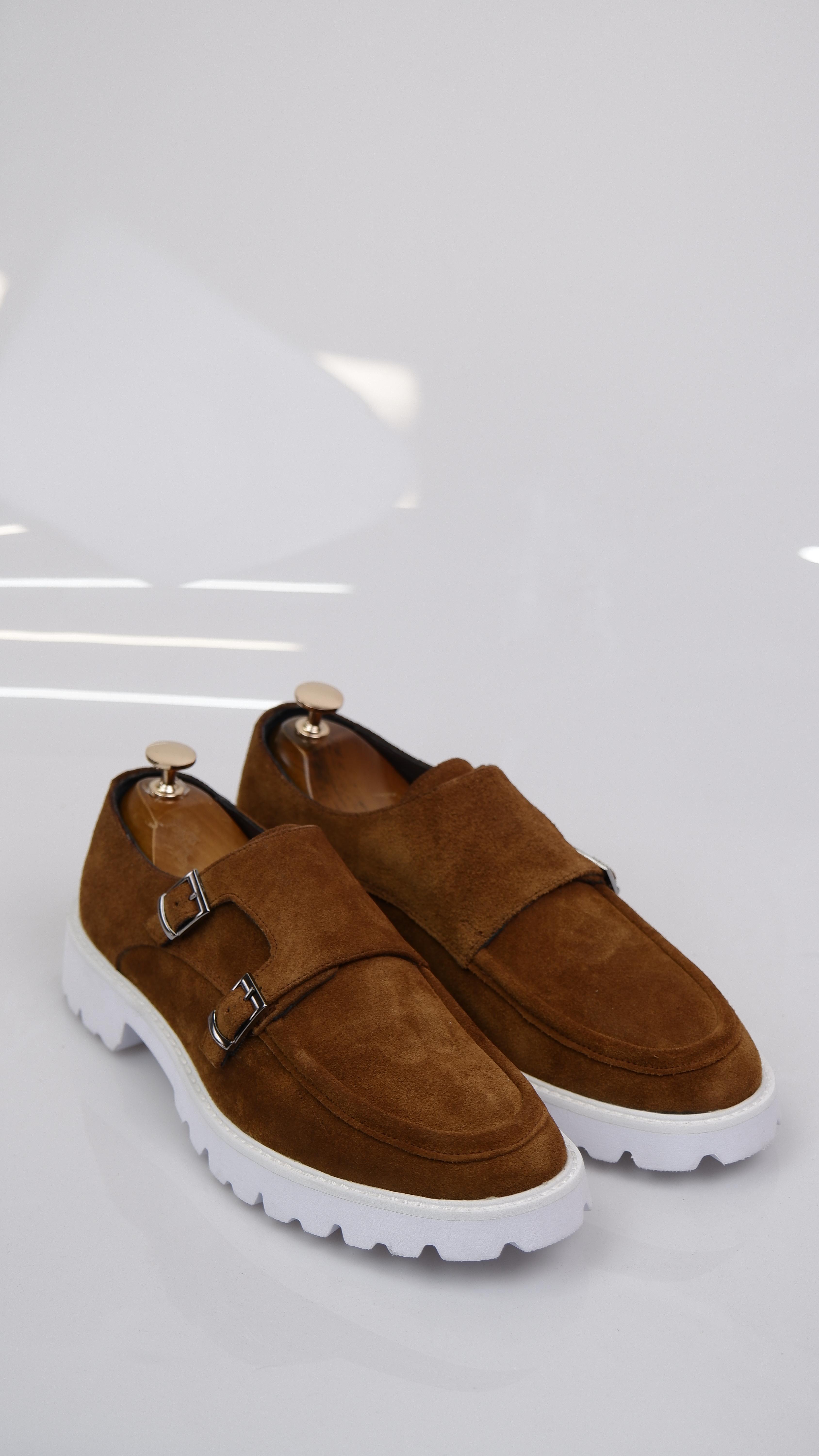 Tiger Model Hakiki Deri Süet Casual Ayakkabı - Kahverengi