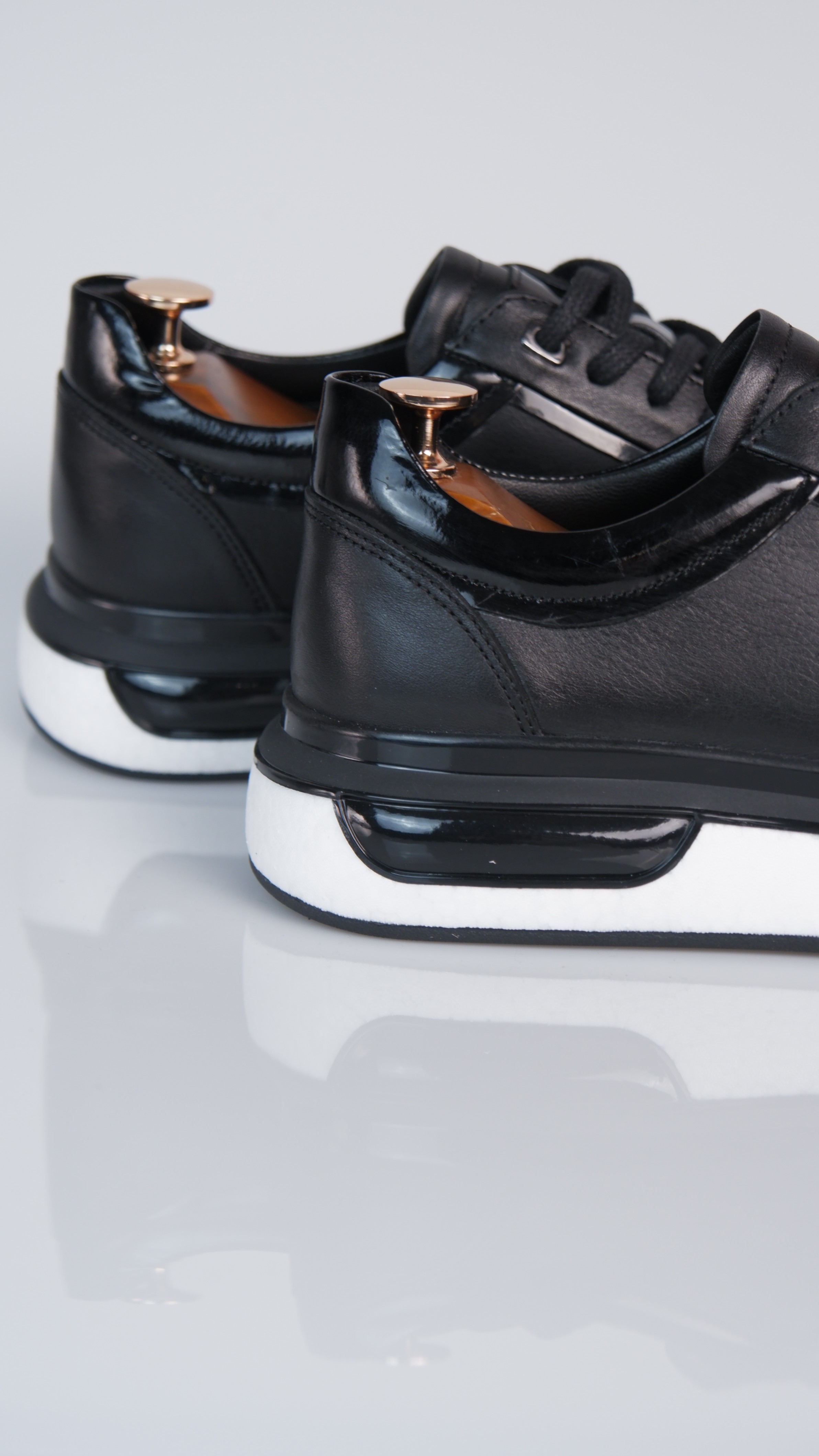 Orion model Hakiki Natural Deri Köpük Comfort Taban Sneaker Ayakkabı
