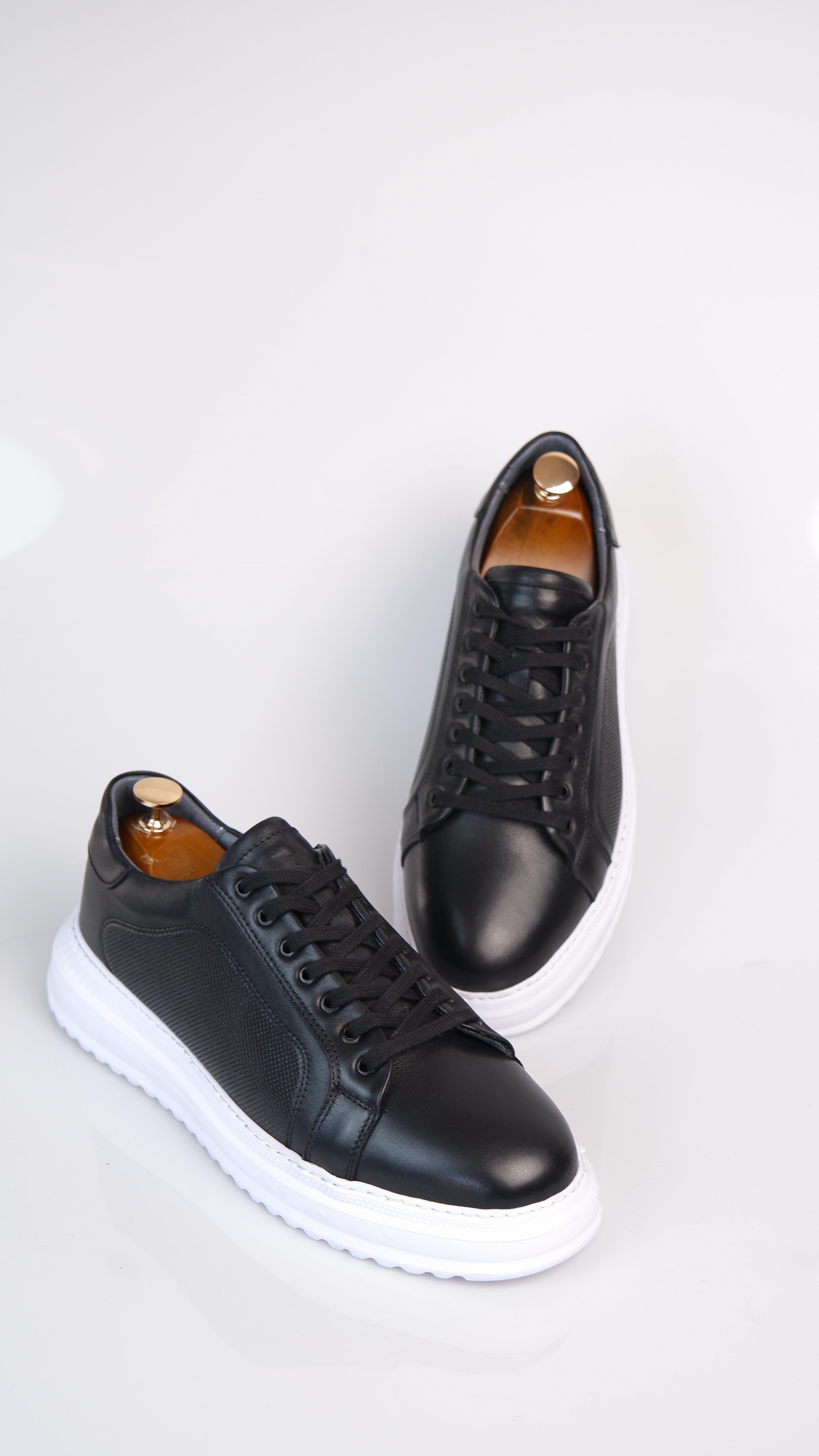 Viktor Model Hakiki Natural Deri Sneaker Ayakkabı