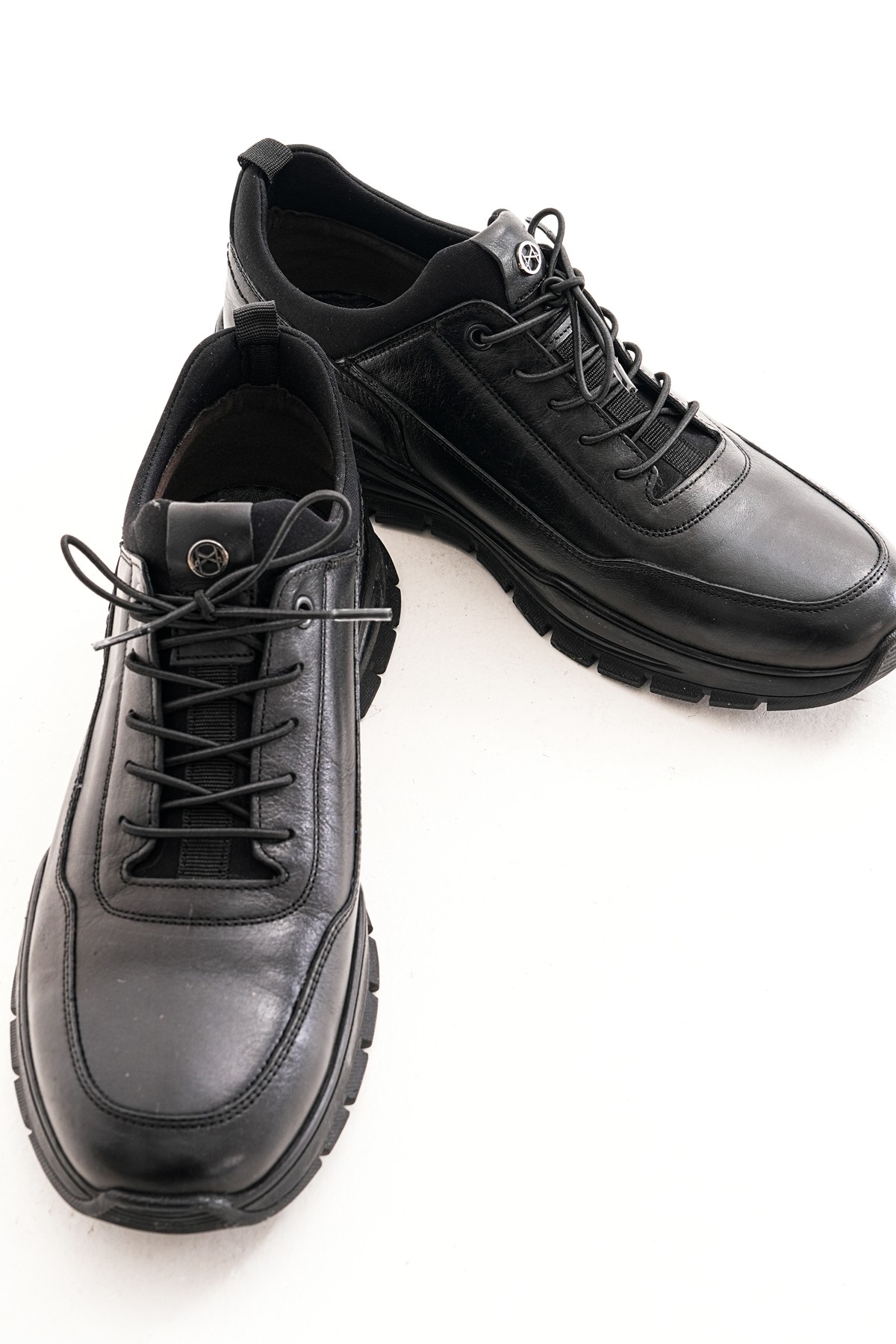 Jento Hakiki Natural Deri Sneaker Ayakkabı