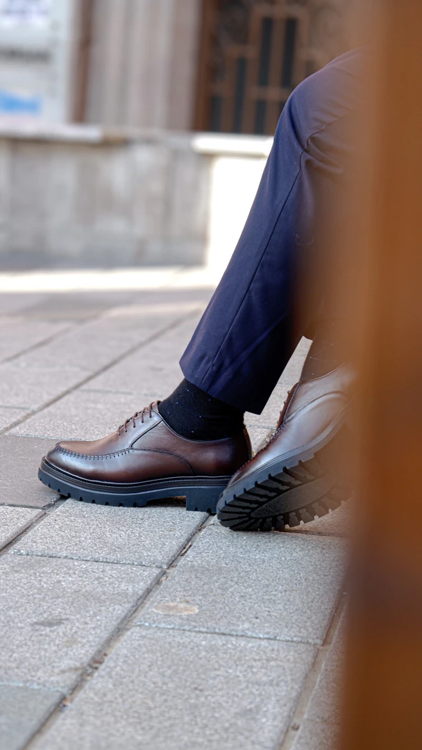 Brogue Model Haiki Natural Deri Casual Ayakkabı