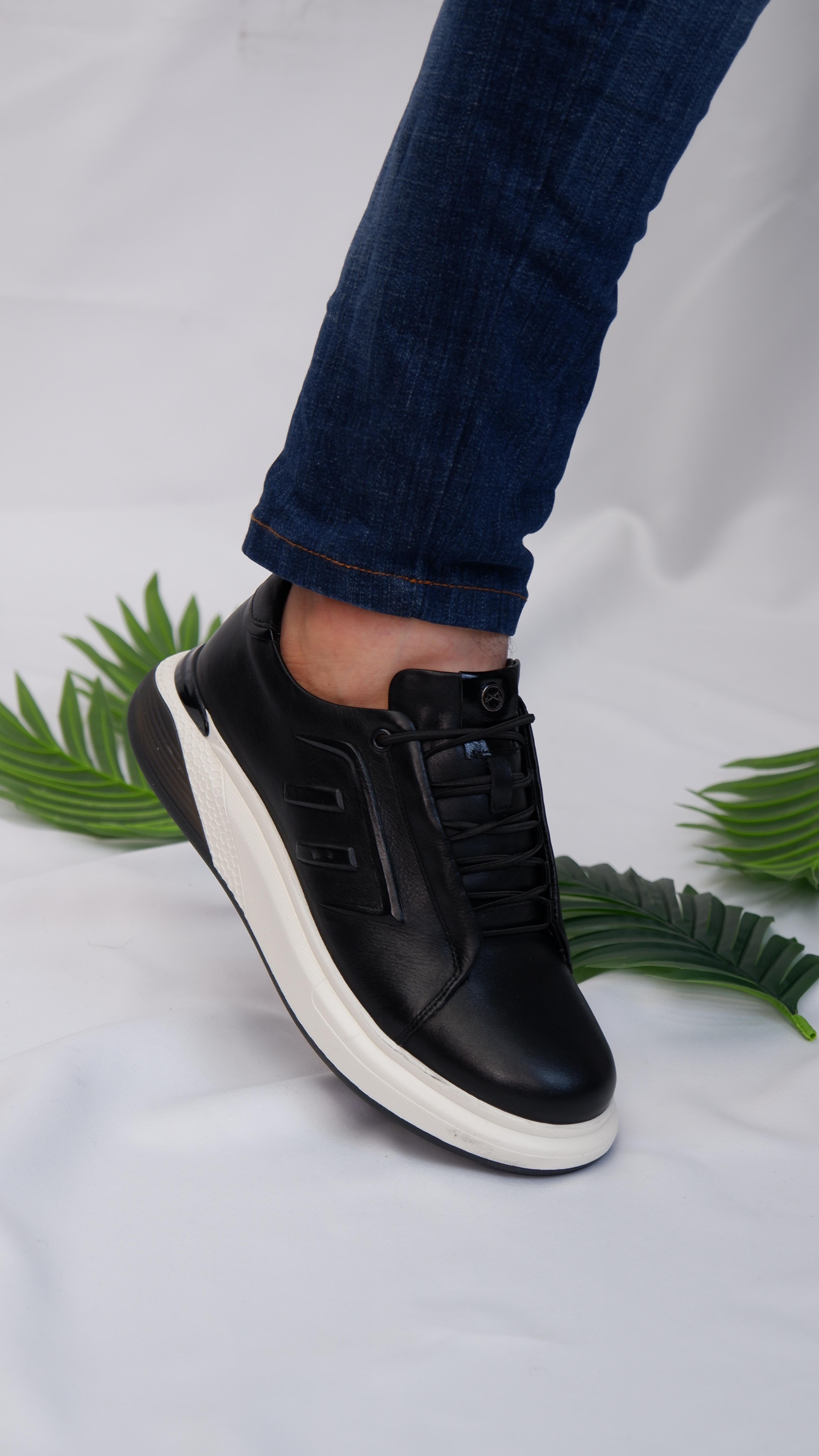 Claw Model Hakiki Natural Deri Köpük Comfort Taban Sneaker Ayakkabı