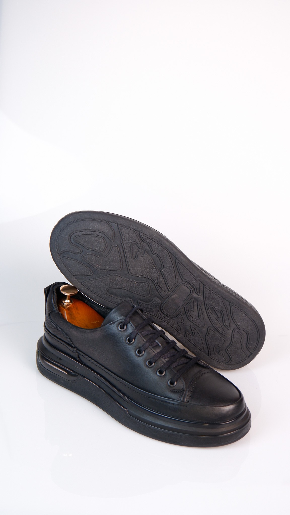 Pekin Model Hakiki Natural Deri Sneaker Ayakkabı
