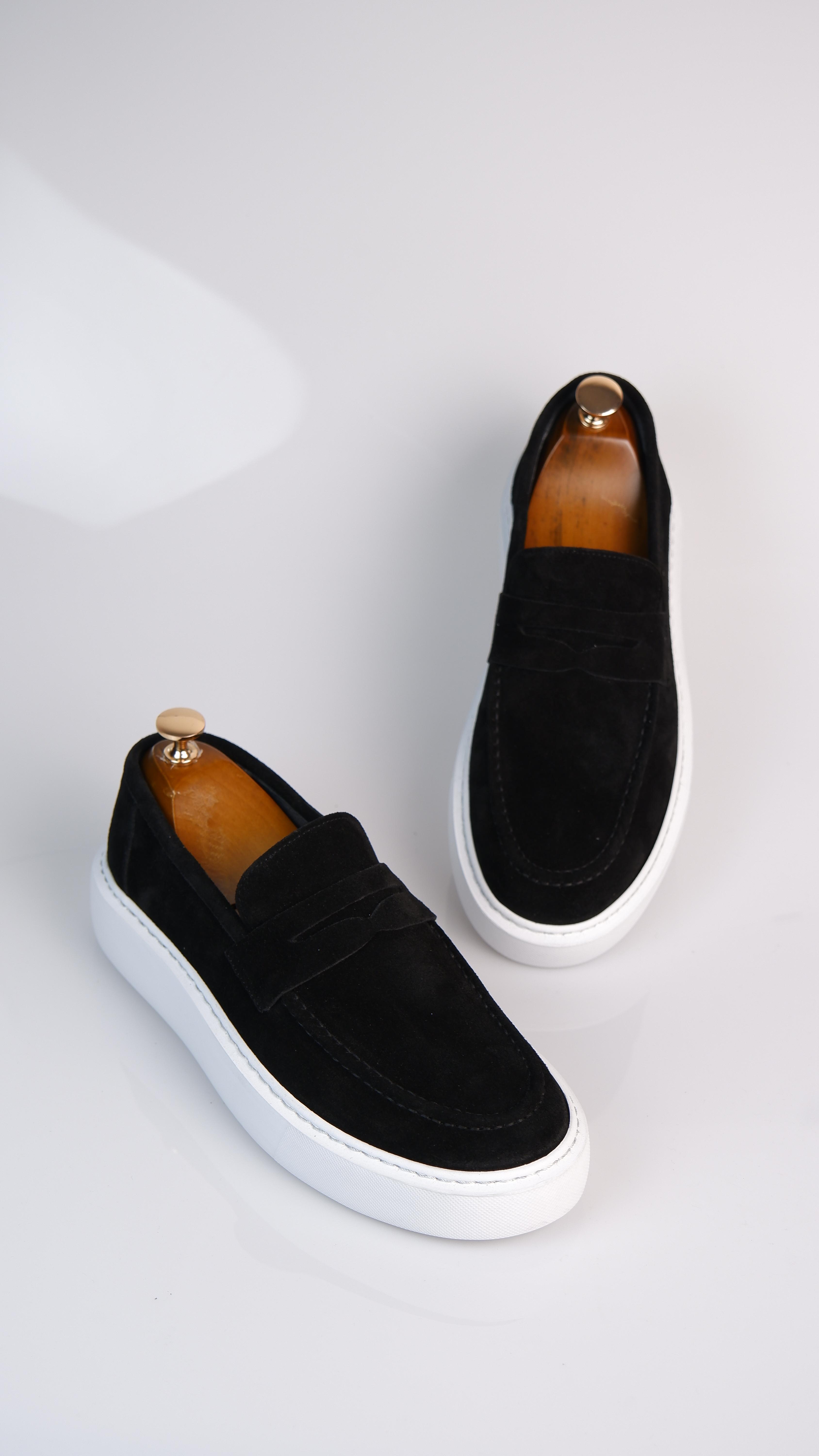 Dumas Model Hakiki Natural Set Deri Loafer Ayakkabı - Siyah
