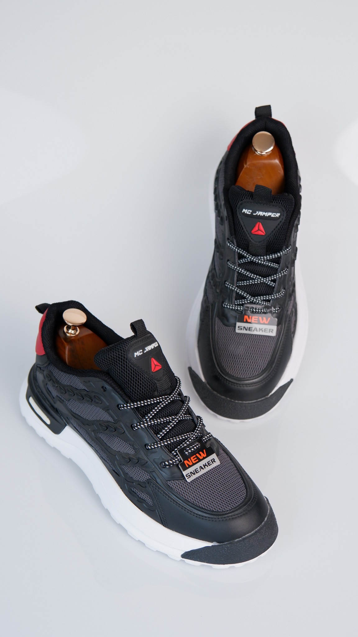 Tokyo Hakiki Natural Sneaker Ayakkabı - Siyah B