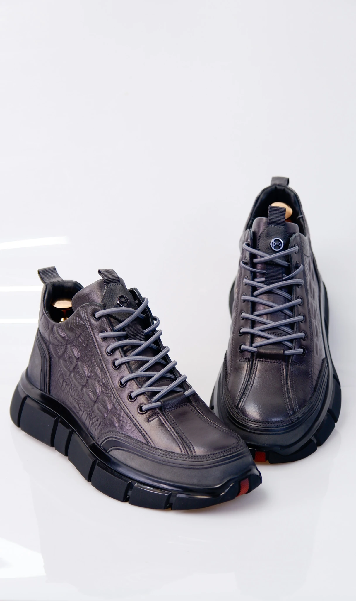 Reptile Model Hakiki Natural Deri Sneaker Ayakabı