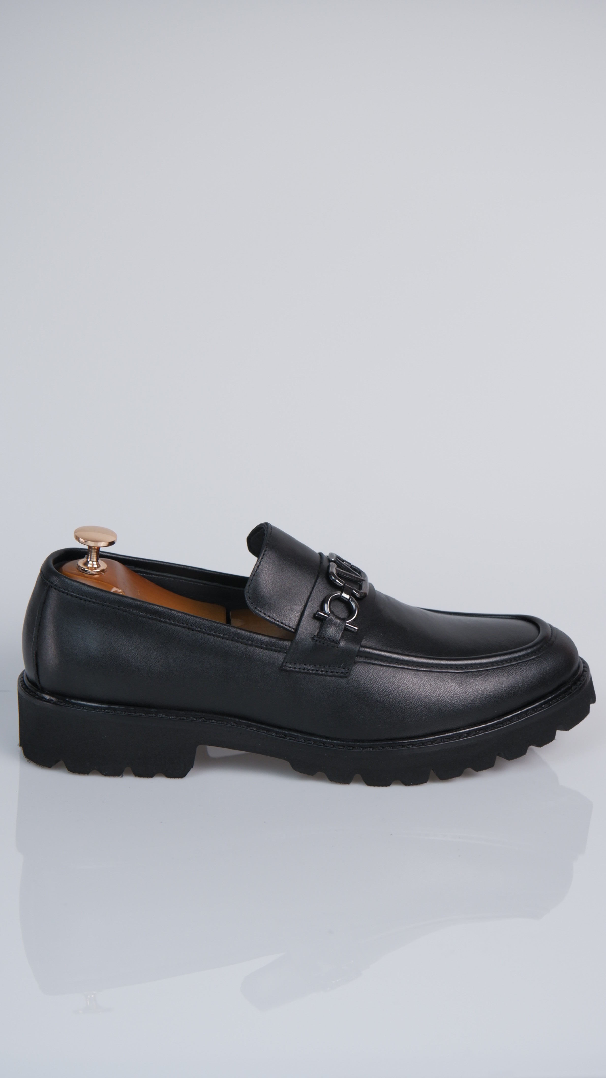 Vilens Model Hakiki Natural Deri Casual Ayakkabı - Siyah