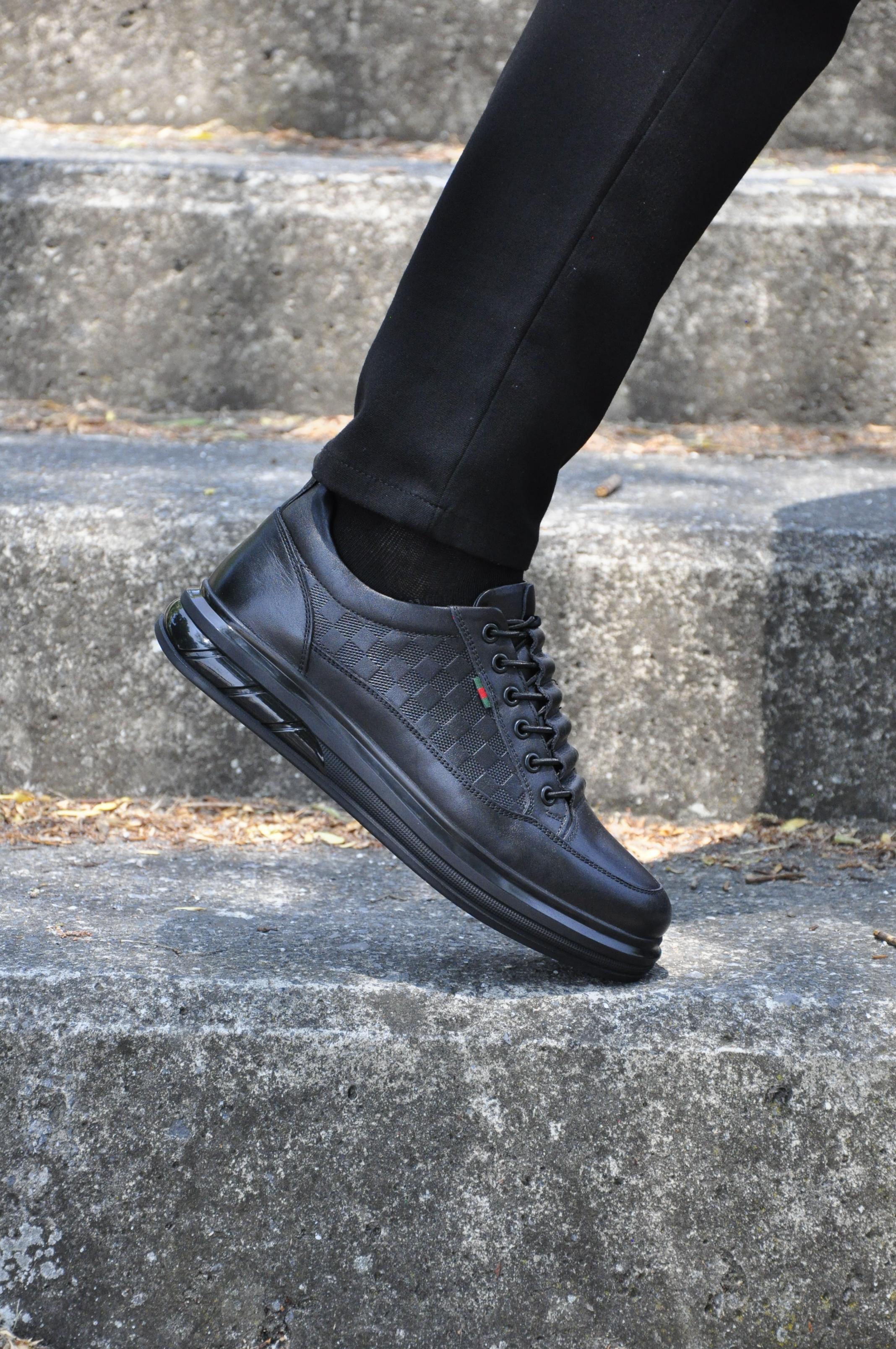 Sadrit V2 Model Hakiki Natural Deri İthal Taban Sneaker Ayakkabı