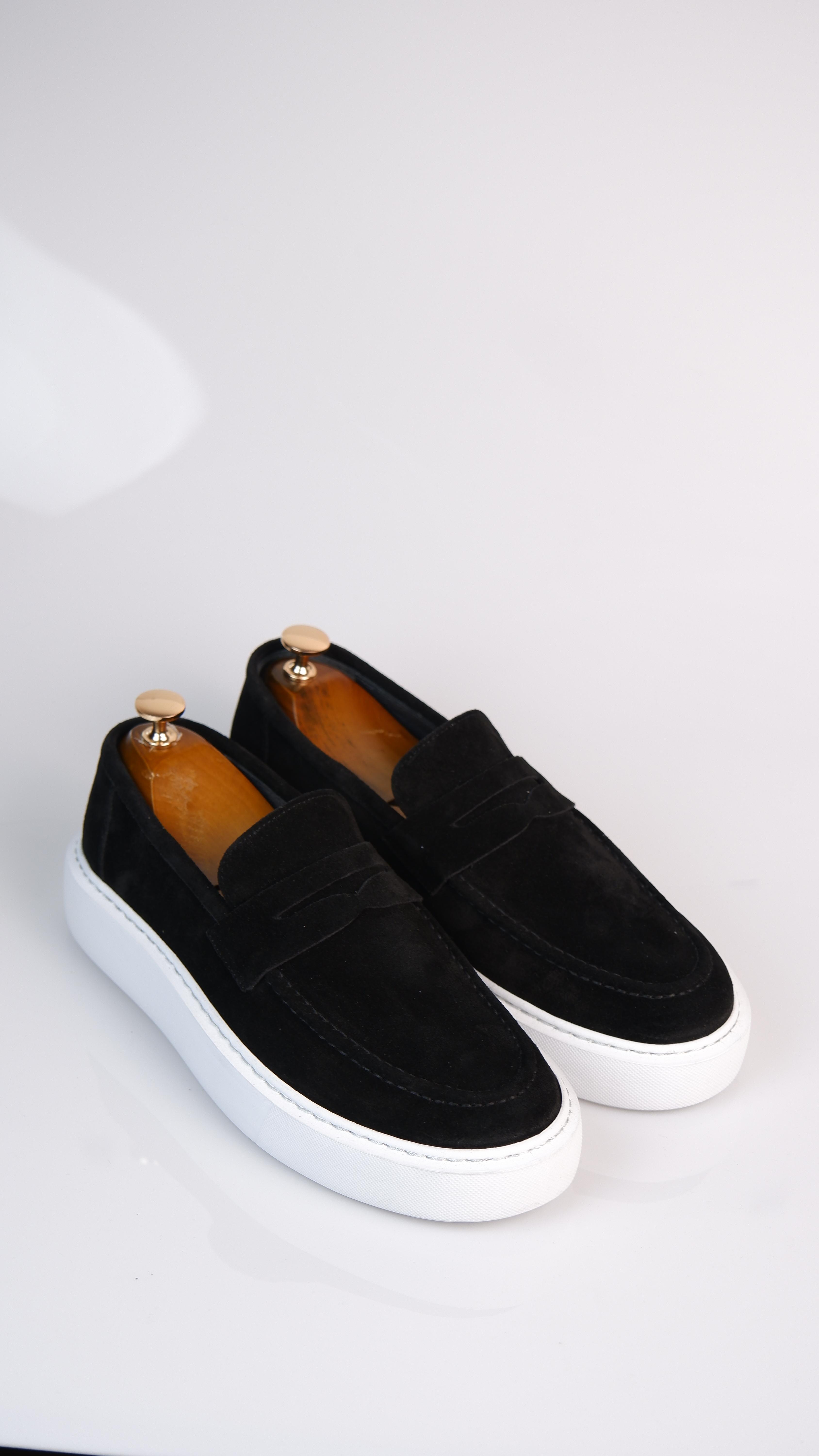 Dumas Model Hakiki Natural Set Deri Loafer Ayakkabı - Siyah