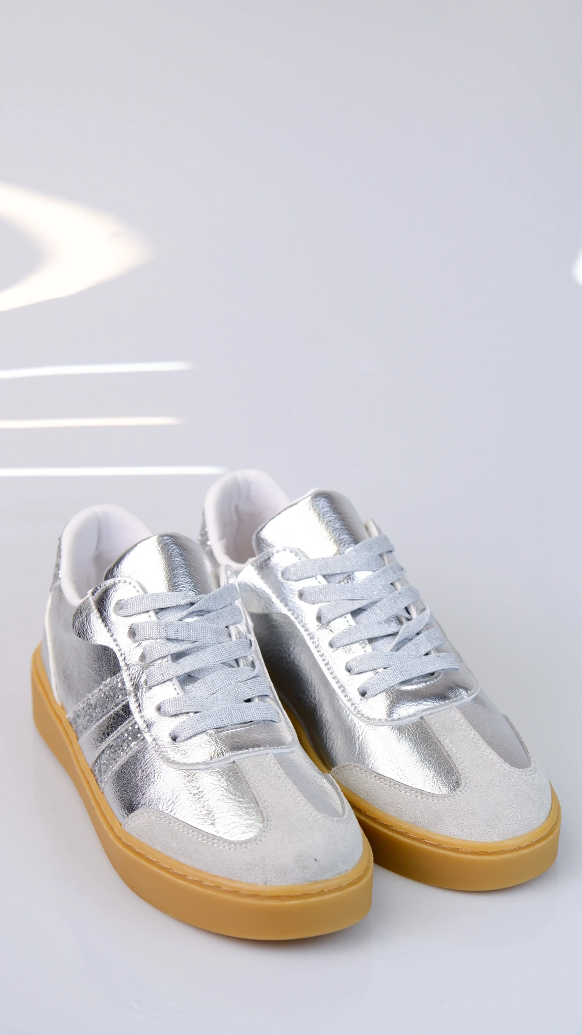 Urban Model Kadın Günlük Sneaker Ayakkabı - Gümüş