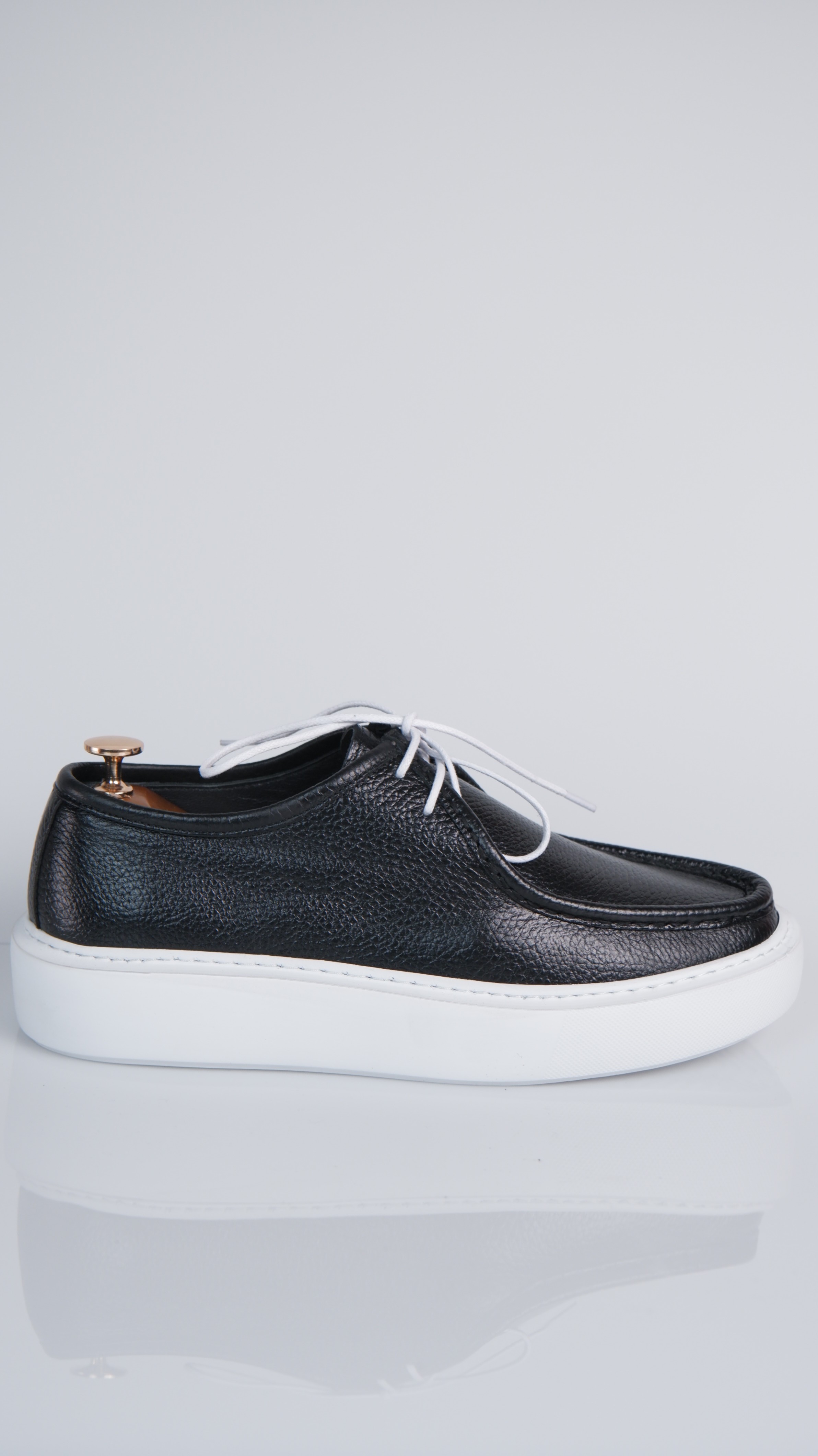 Leo Model Hakiki Natural Floater Deri Loafer Ayakkabı - Siyah
