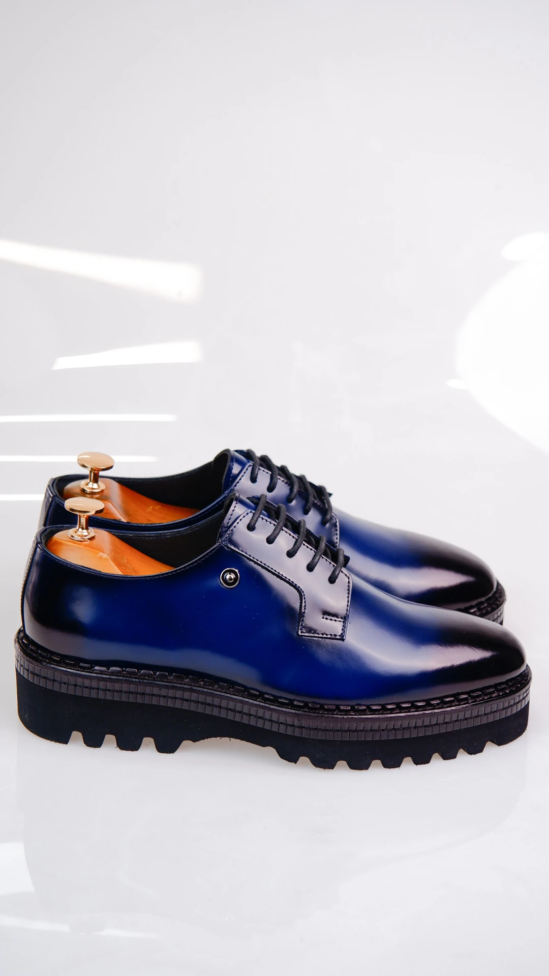 Elvador Model Orijinal Deri Casual Ayakkabı - LACİVERT