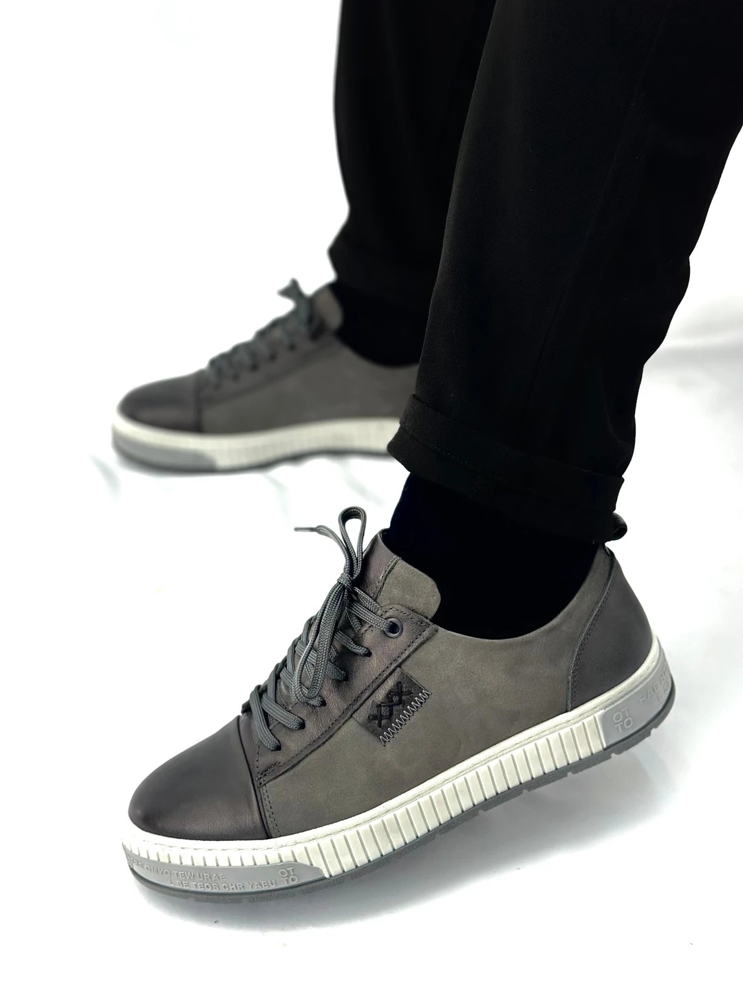 Oslo Hakiki Natural Deri Sneaker Ayakkabı