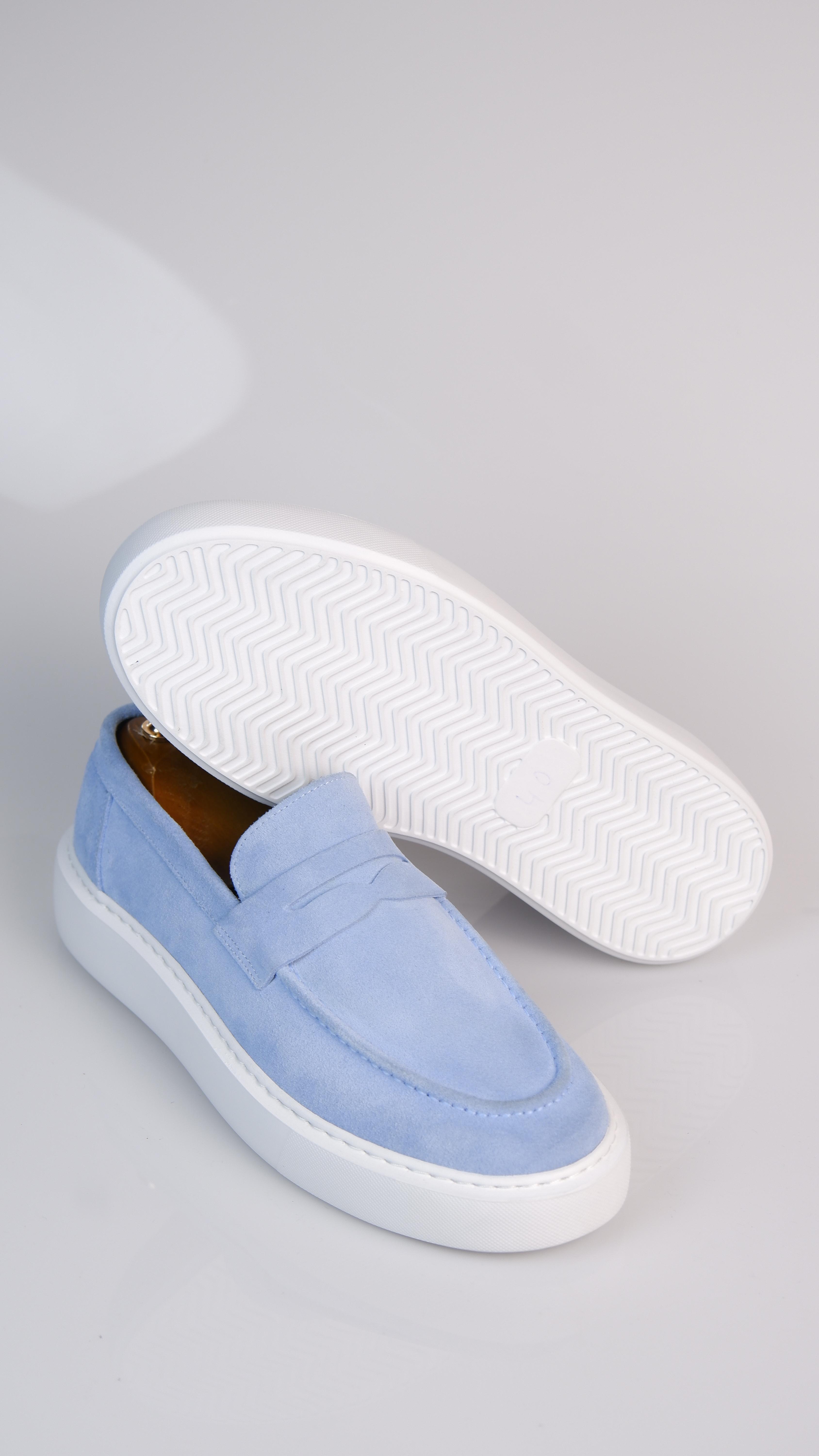 Dumas Model Hakiki Natural Set Deri Loafer Ayakkabı - Cam Göbeği