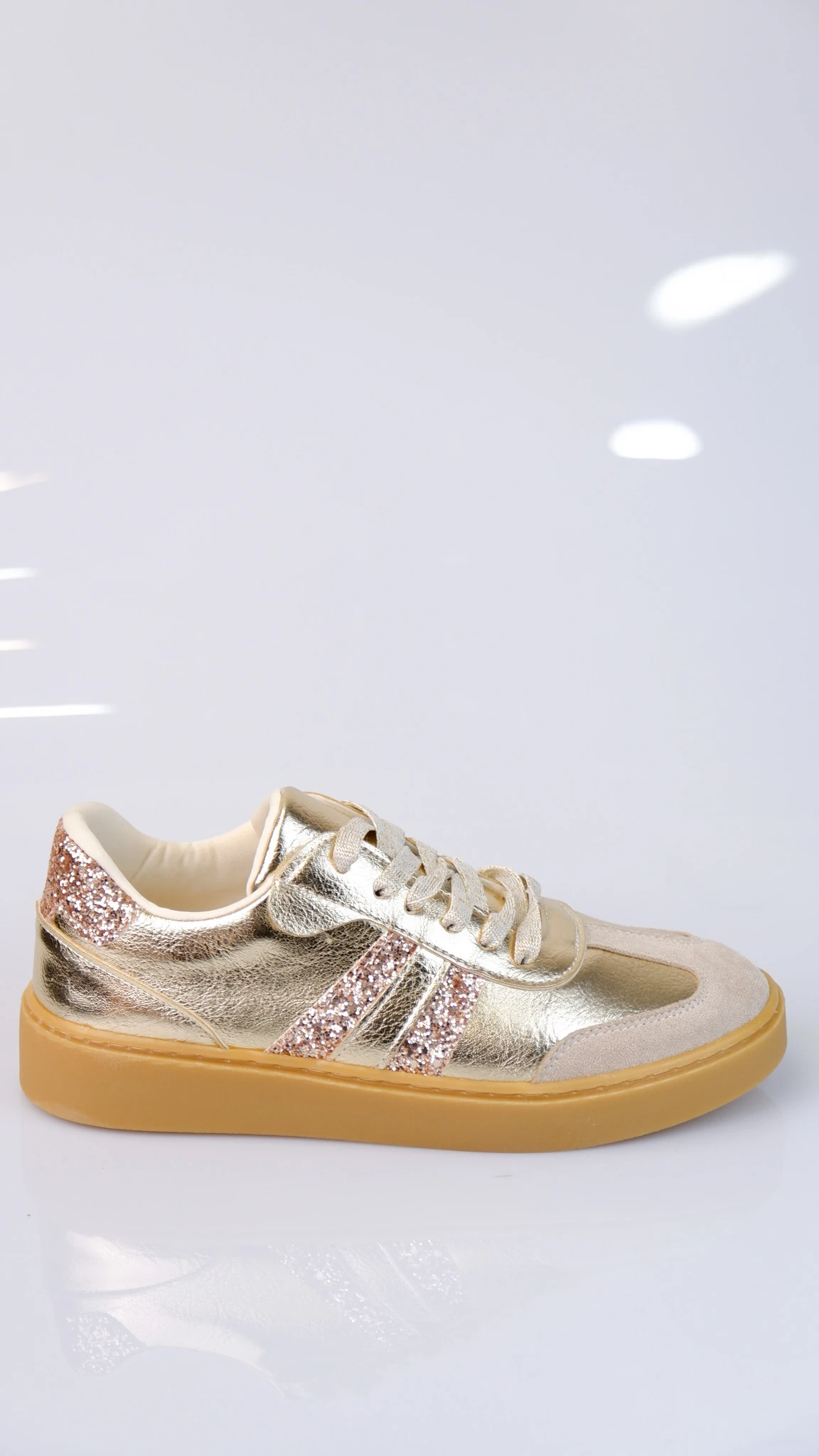 Urban Model Kadın Günlük Sneaker Ayakkabı - Gold