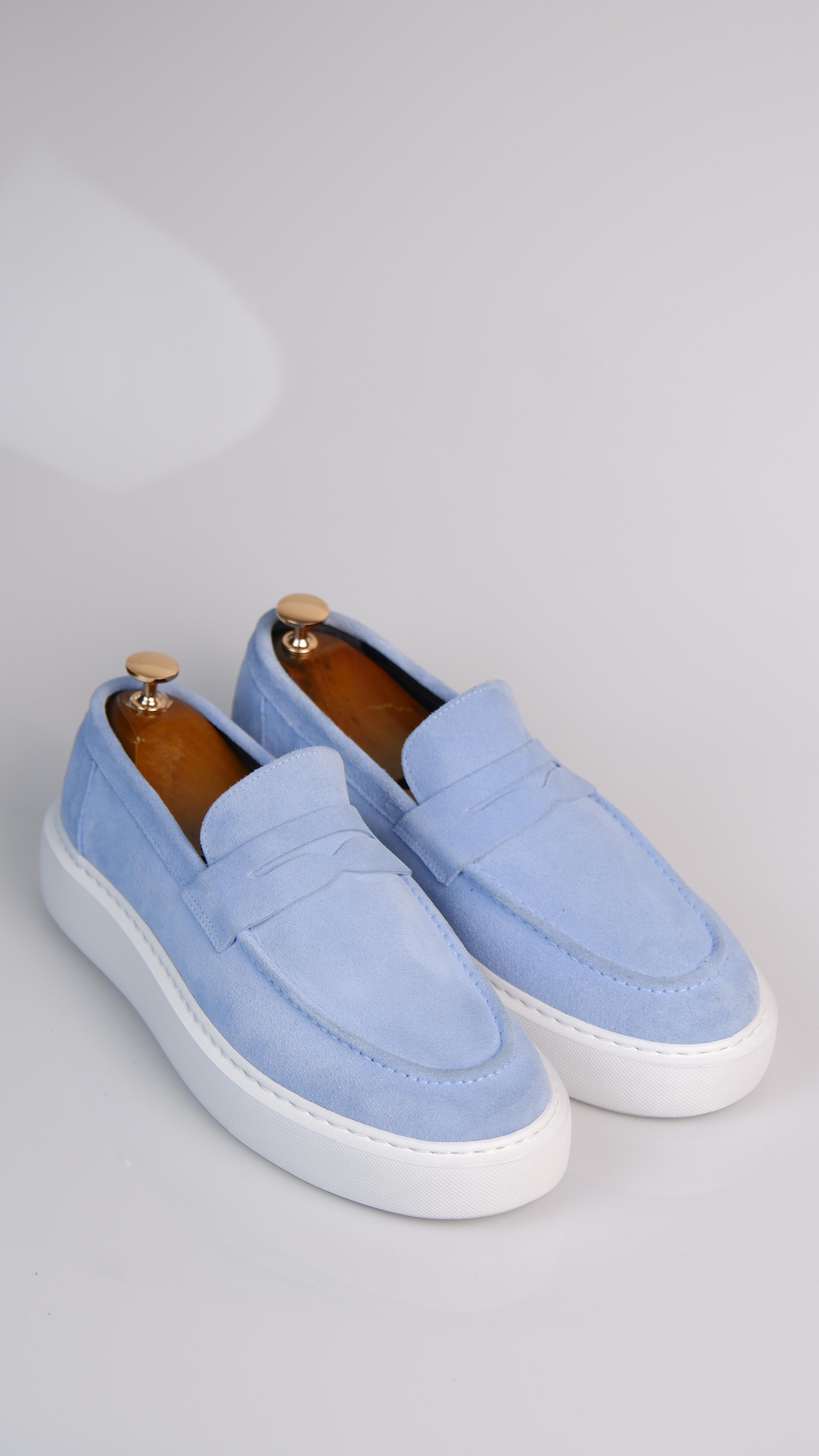 Dumas Model Hakiki Natural Set Deri Loafer Ayakkabı - Cam Göbeği