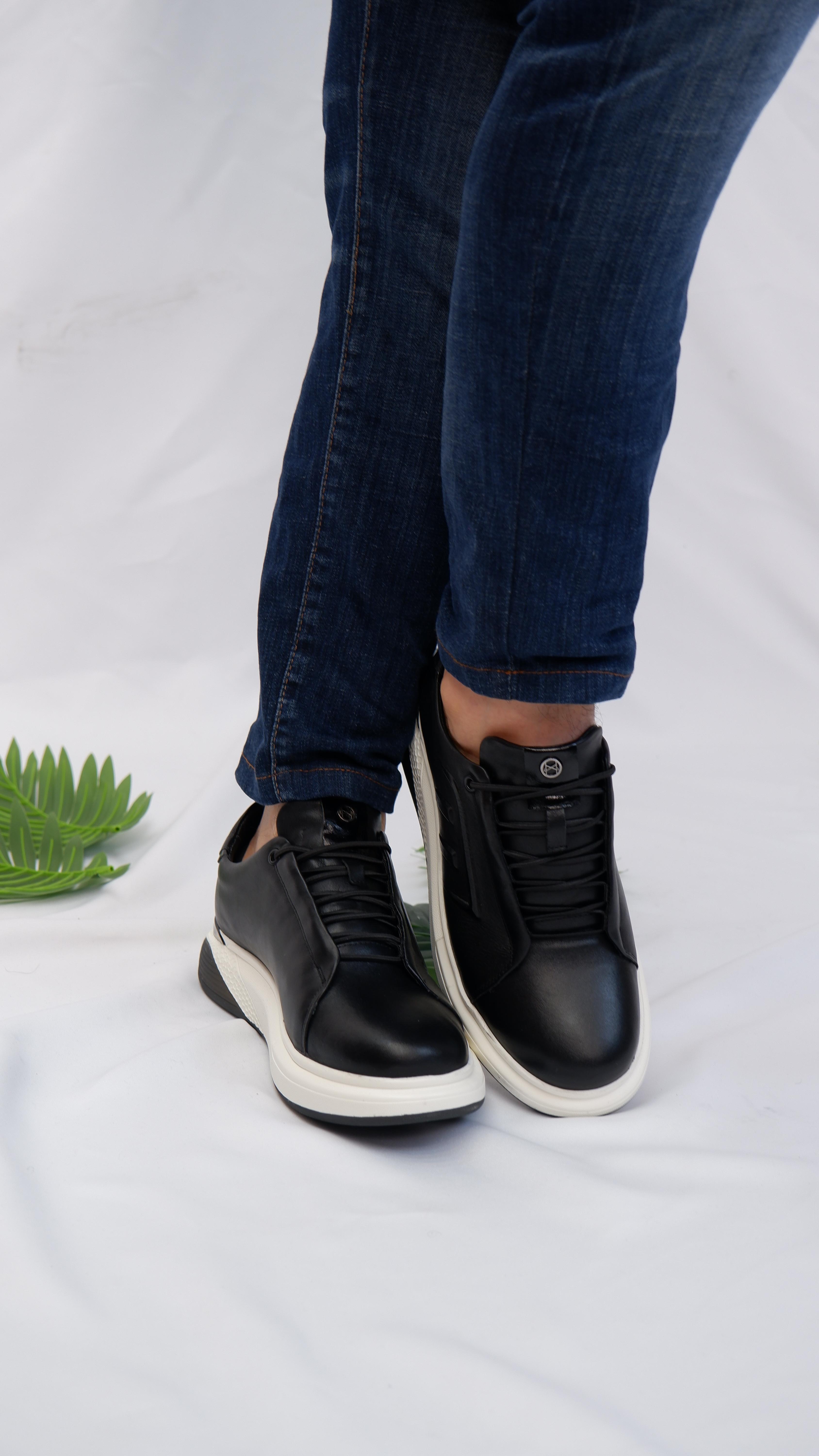 Claw Model Hakiki Natural Deri Köpük Comfort Taban Sneaker Ayakkabı