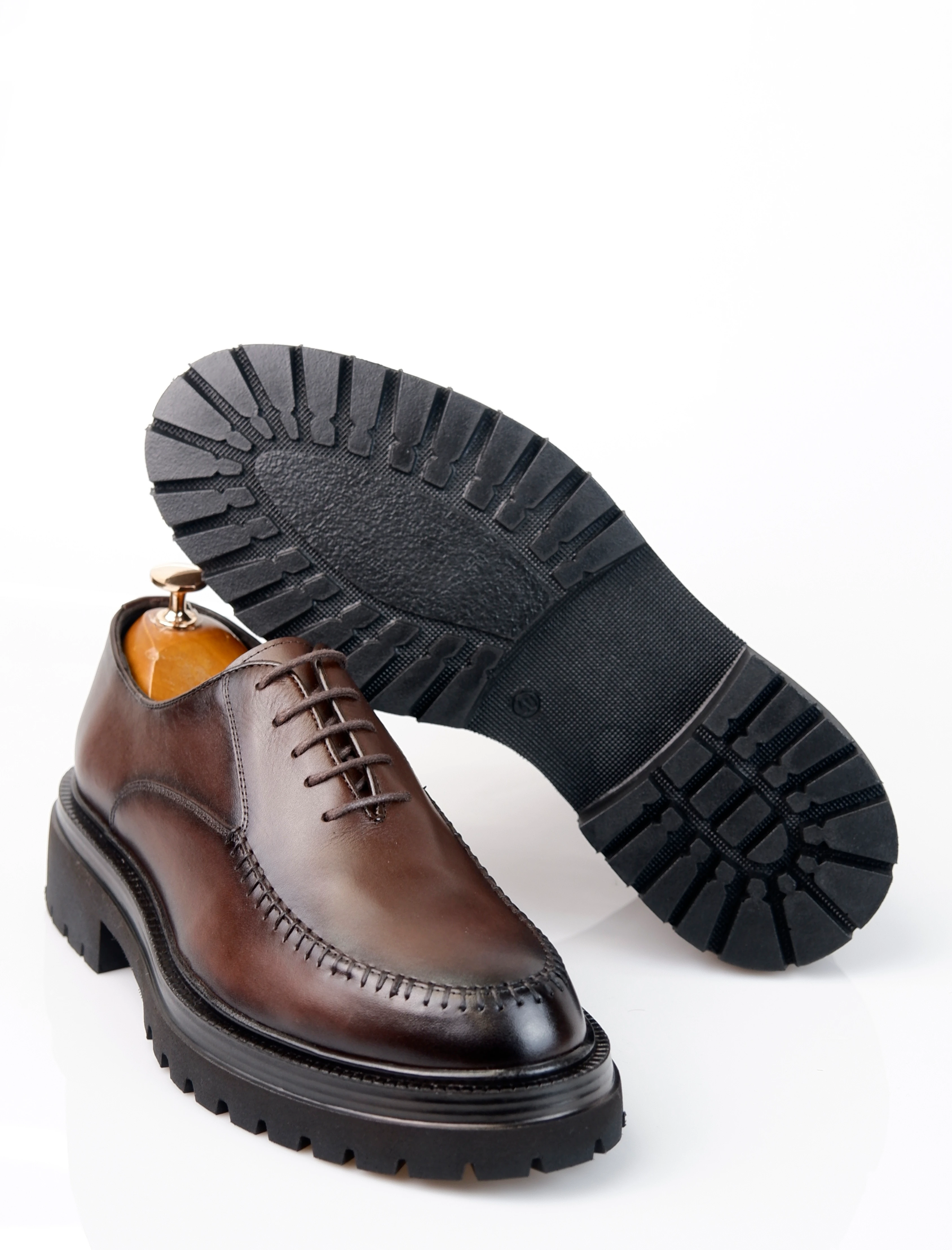 Brogue Model Haiki Natural Deri Casual Ayakkabı