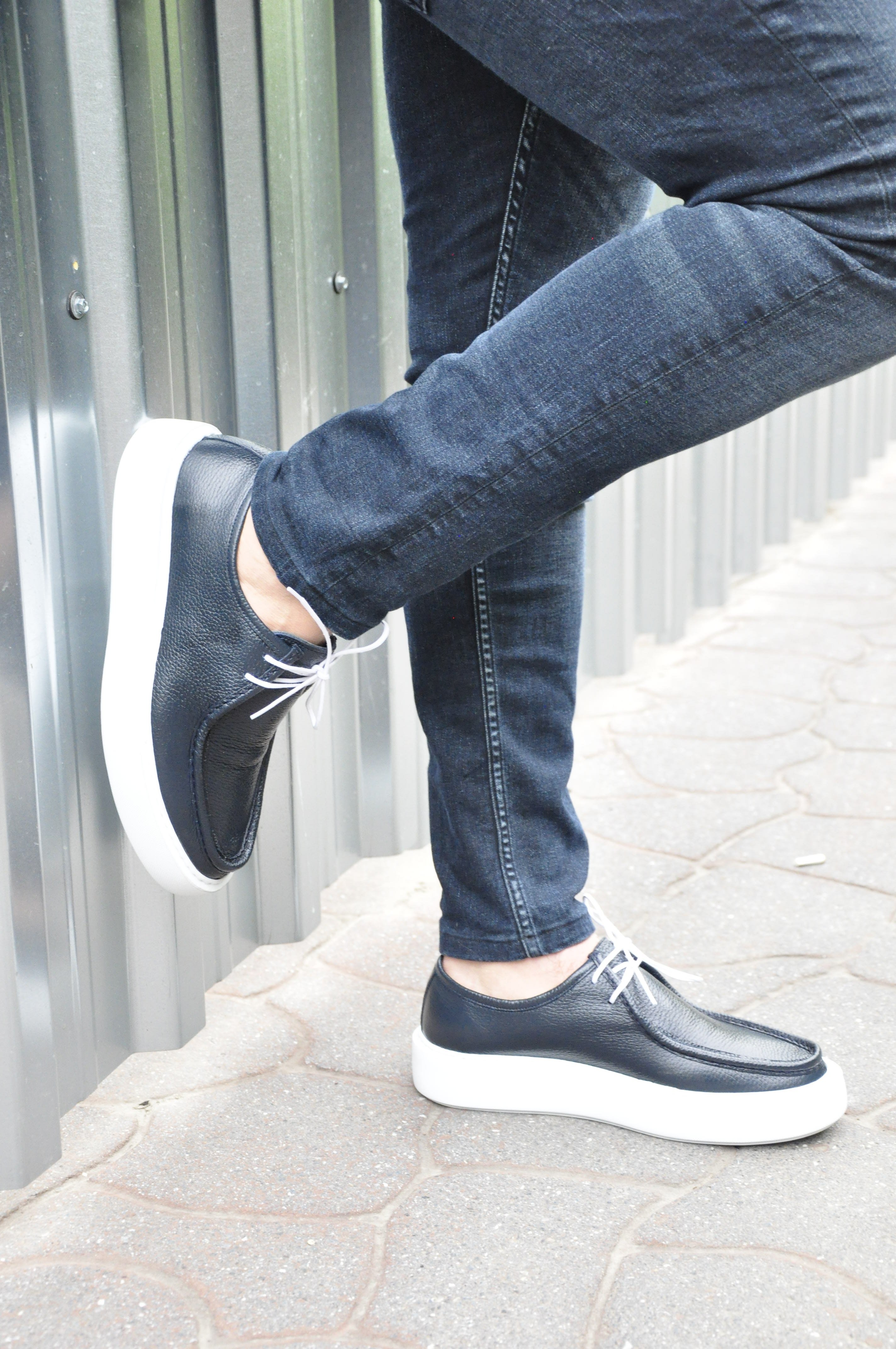 Leo Model Hakiki Natural Floater Deri Loafer Ayakkabı