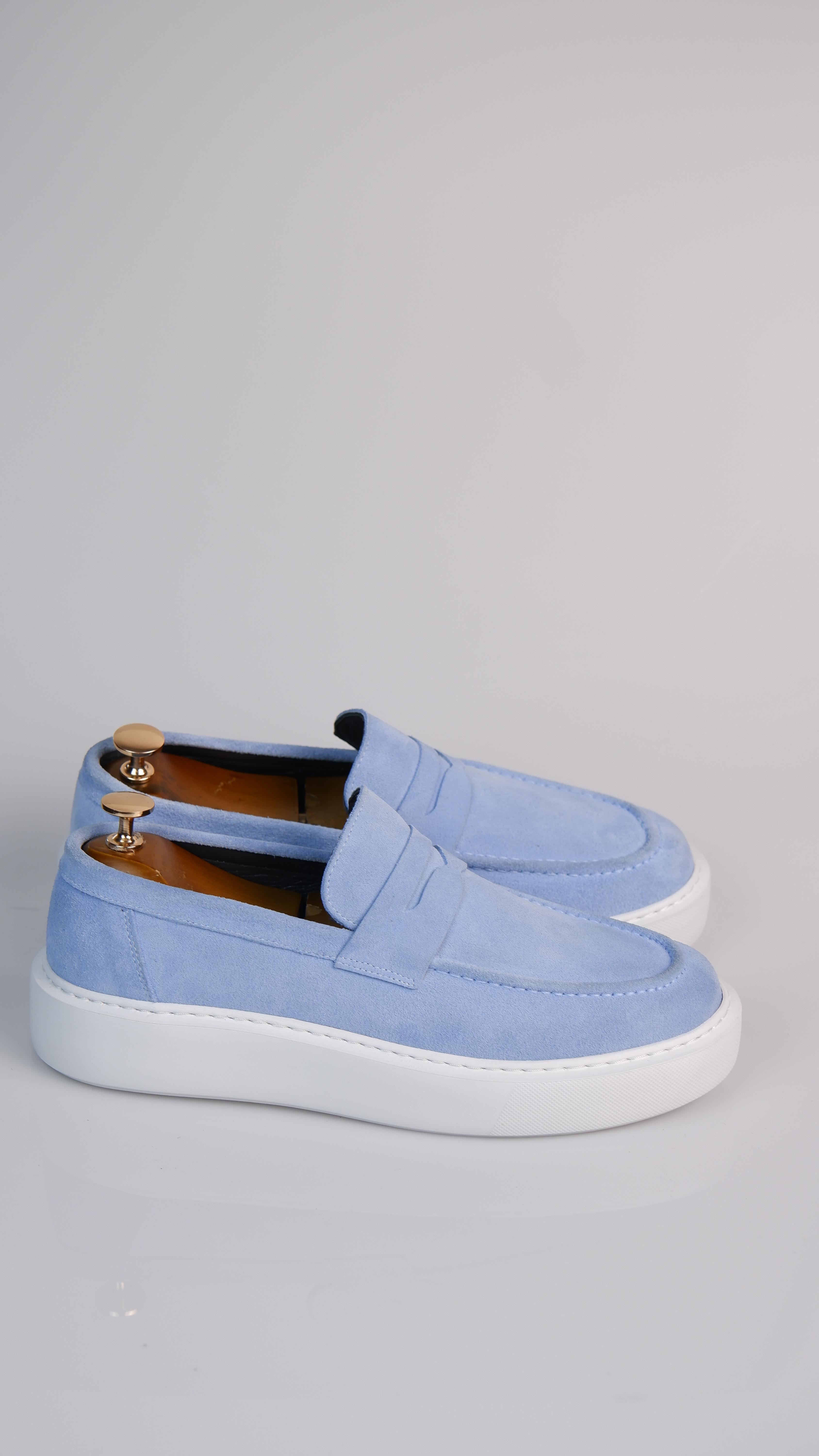 Dumas Model Hakiki Natural Set Deri Loafer Ayakkabı - Cam Göbeği