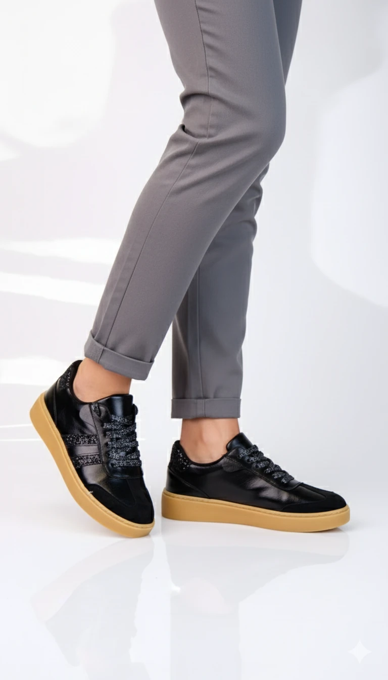 Urban Model Kadın Günlük Sneaker Ayakkabı - Siyah