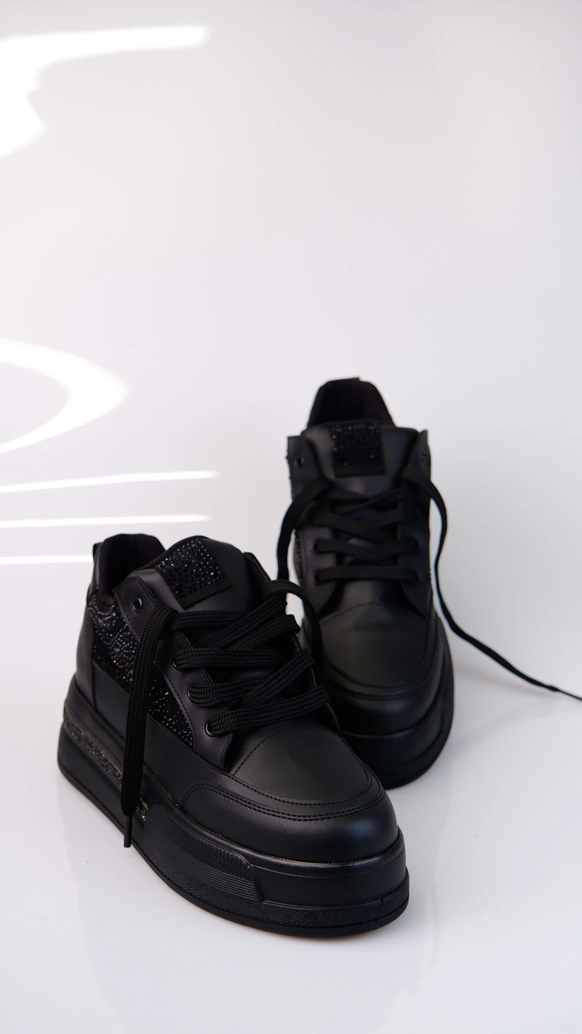 Delta Model Kadın Günlük Sneaker Ayakkabı - Siyah